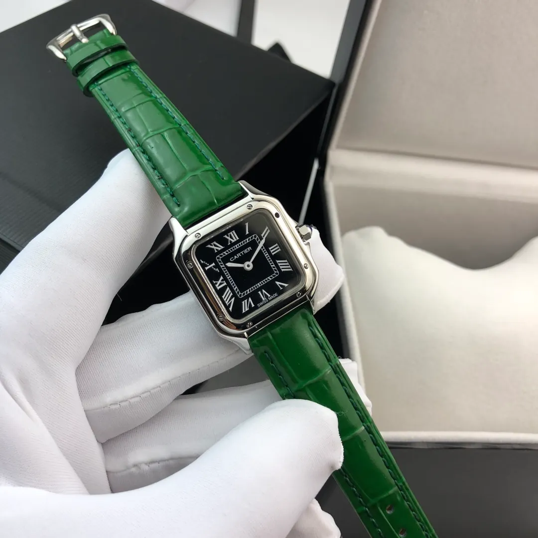 【Foreign trade import】💰840! Cartier Cheetah Series-Imported quartz movement, sword-shaped blue steel hands, 316L stainless steel material, the most fashionable trend accessories, small and medium-sized watches: small 22mm, medium 27mm