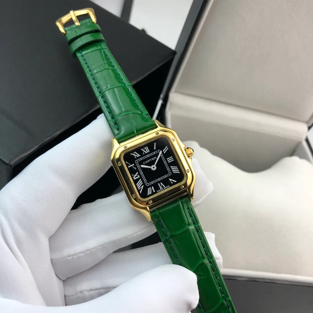 【Foreign trade import】💰840! Cartier Cheetah Series-Imported quartz movement, sword-shaped blue steel hands, 316L stainless steel material, the most fashionable trend accessories, small and medium-sized watches: small 22mm, medium 27mm