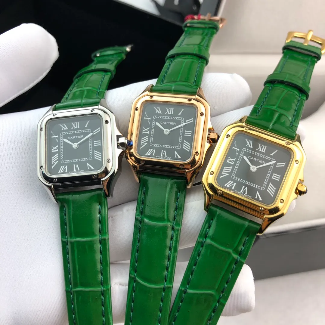 【Foreign trade import】💰840! Cartier Cheetah Series-Imported quartz movement, sword-shaped blue steel hands, 316L stainless steel material, the most fashionable trend accessories, small and medium-sized watches: small 22mm, medium 27mm