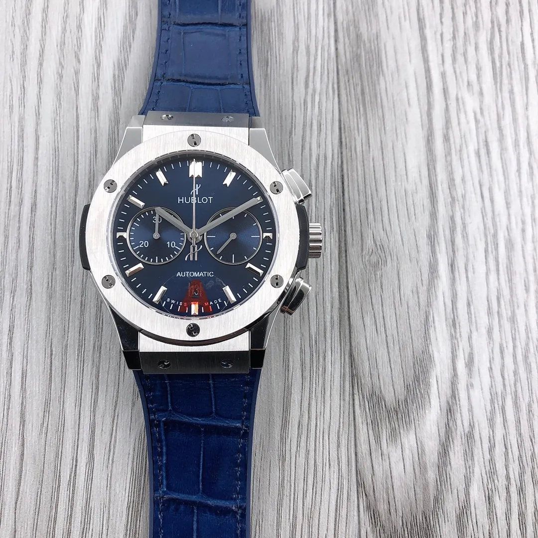 【Top Replica】💰3700! HBB Classic Chronograph Big Bang Chronograph Brand: Hublot HUBLOT Movement: Imported 7750 multi-function mechanical movement Material: 316 stainless steel Glass: natural sapphire Strap: high-grade natural rubber strap, belt.           Waterproof: 50 meters Accessories: round diamonds, square diamonds, ceramic rings can be replaced at will Buckle: original butterfly buckle Table diameter, 44mm