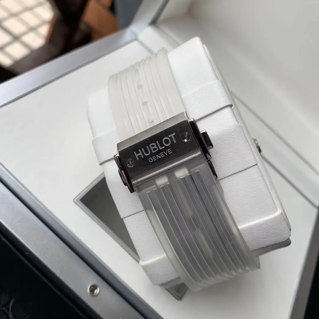 【Foreign trade import】💰1200! Hublot-Hublot ‼ ️Big Bang Unico magic transparent watch, equipped with running seconds quartz movement, fully transparent men's watch original Xin plexiglass transparent case, fashionable and fashionable male trendy item [bad smile] Please look for exclusive quality! ! 🔥Top quality products are constantly produced🔥