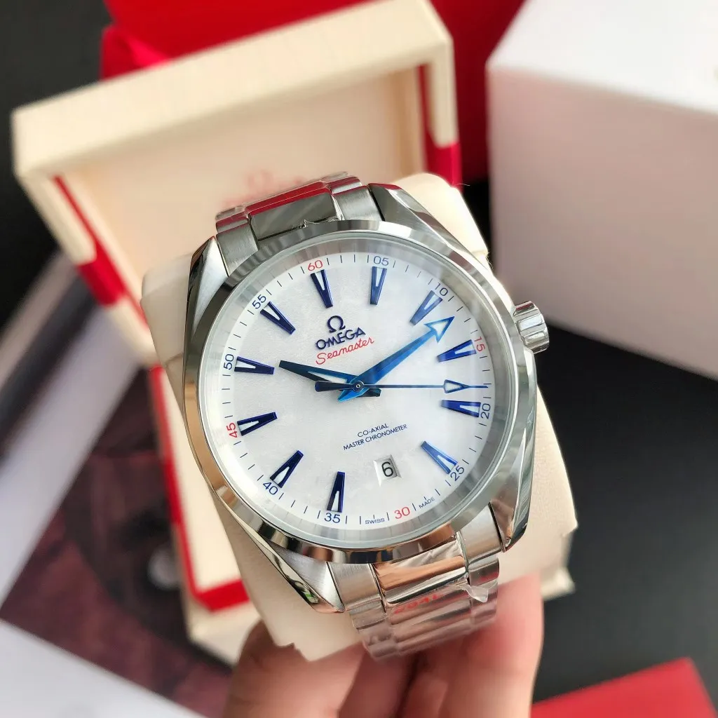 【Customized all-in-one machine】💰1720! Omega Seamaster 150-meter watch [Ocean charm, classic hot model] The classic and timeless design is very characteristic of the Omega brand [Movement] Equipped with the imported brand new Citizen 9015 all-in-one automatic mechanical movement, accurate and durable, highly recognized by watch friends [Case] 316L stainless steel case, modified and beautiful body, original consistent 41.5mm diameter, curved dial, depth waterproof to 200 meters [Bracelet] imported fine steel strap Equipped with the original folding clasp of the same material, the details are synchronized with the original product ⚠️Please look for the exclusive quality produced by GD