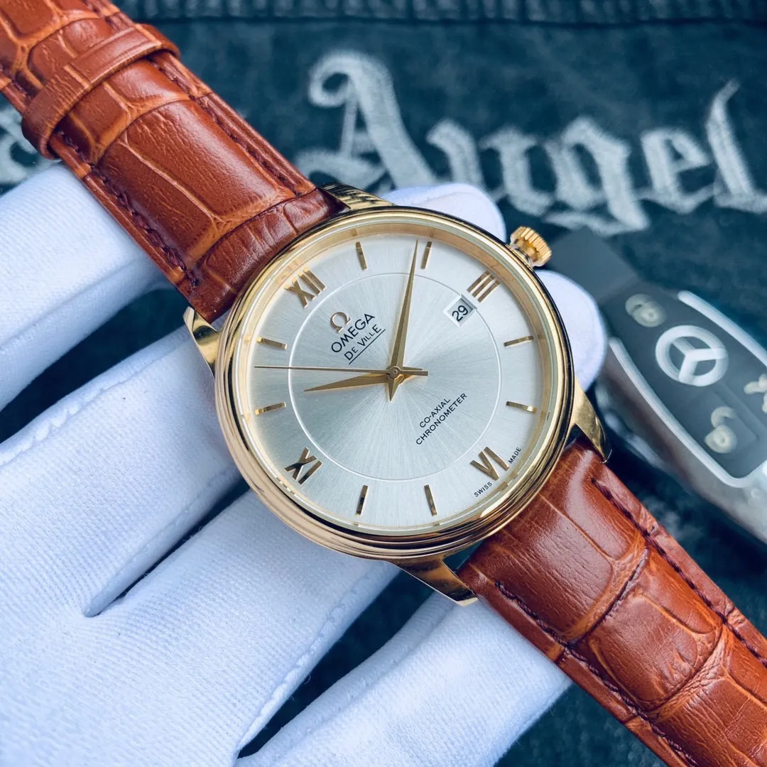 【High-end replica】💰960! Omega🥤🥤 🏍️Series: Classic Butterfly Series 🏍️Introduction: Official synchronization, simple and elegant, business style charm 🏍️Style: classic men's style, fashionable and versatile, three-dimensional logo 🏍️Material: top imported 316 stainless steel material 🏍️Literal: all literal scales and hands inherit the original craftsmanship 🏍️Mirror: sapphire mirror 🏍️Movement: Fully automatic imported Citizen 8215 mechanical movement (transparent/dense bottom) 🏍️Original size: diameter 39.5mm, thickness 10mm