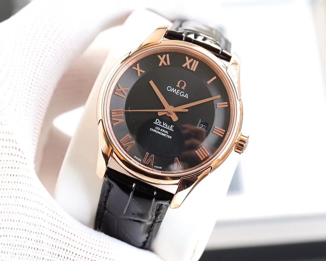 【High-end replica】💰1240! 【Customized all-in-one machine】💰1760! Omega De Ville series men's mechanical watch, a new upgraded version will arrive in 2023. The modified quality is exclusively customized with a special design of the 8500 movement splint. [Movement] Re-engraved and restored 8500 coaxial movement, with a see-through bottom showing the movement at a glance, perfectly presented. [Case] 316L stainless steel case, made with exclusive CNC technology, with arched wear-resistant super strong glass, clear text lines and well-proportioned checkering. Three degrees waterproof, watch diameter 41/11mm [Watch chain] Italian imported cowhide leather strap with original folding clasp or 316 stainless steel original clasp optional. The exclusive quality code is 83145368.