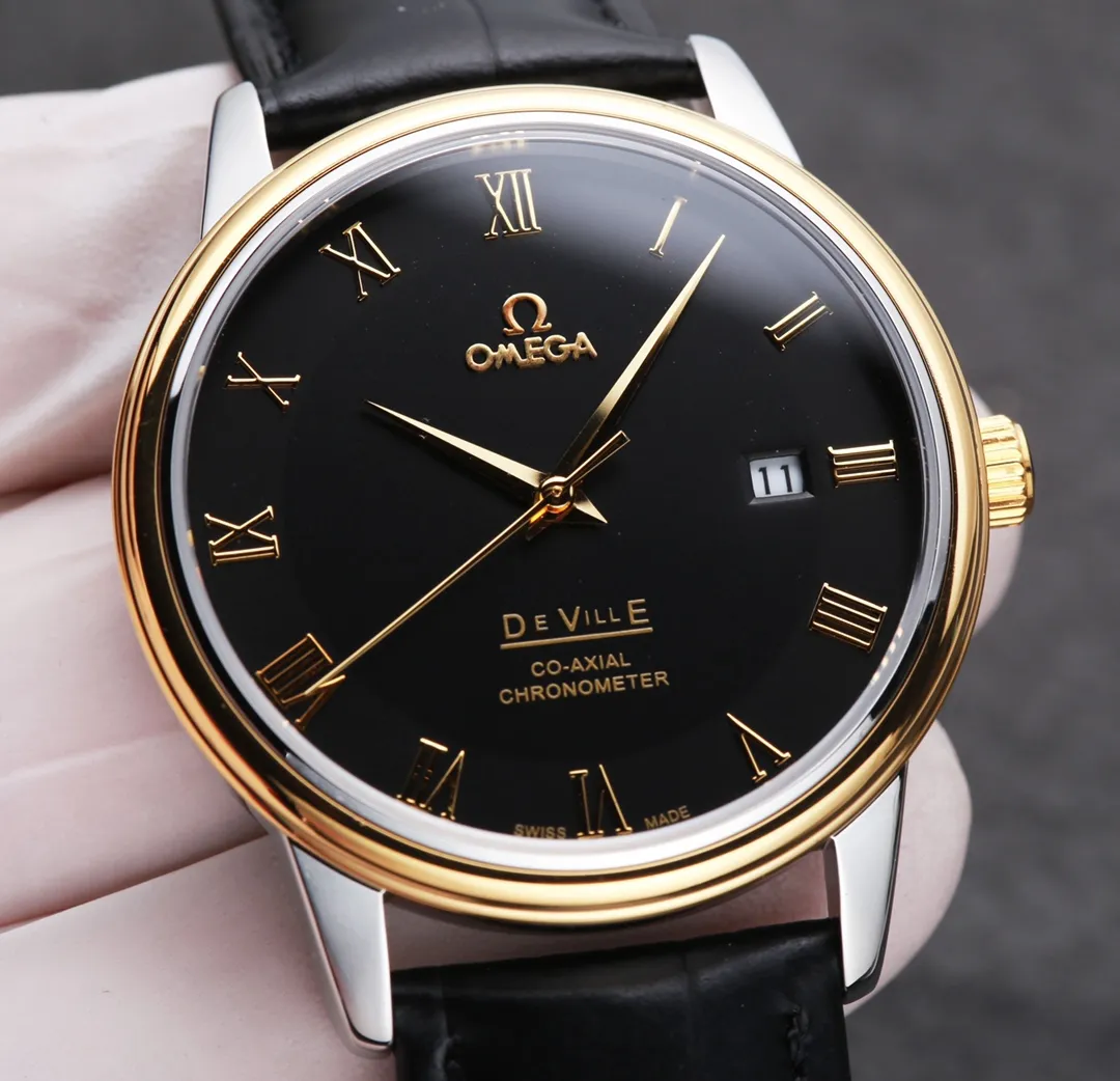【High-end replica】💰1240! 【Customized all-in-one machine】💰1720! Omega De Ville Couple Series De VILLE Case: 316L stainless steel Strap: 316L stainless steel Glass: sapphire glass Movement: Original Citizen automatic machinery imported 9015 all-in-one movement, accurate, stable and durable Diameter: Male 39.5mm. (Focus on original new machines) Focus is an attitude, produced by JH!