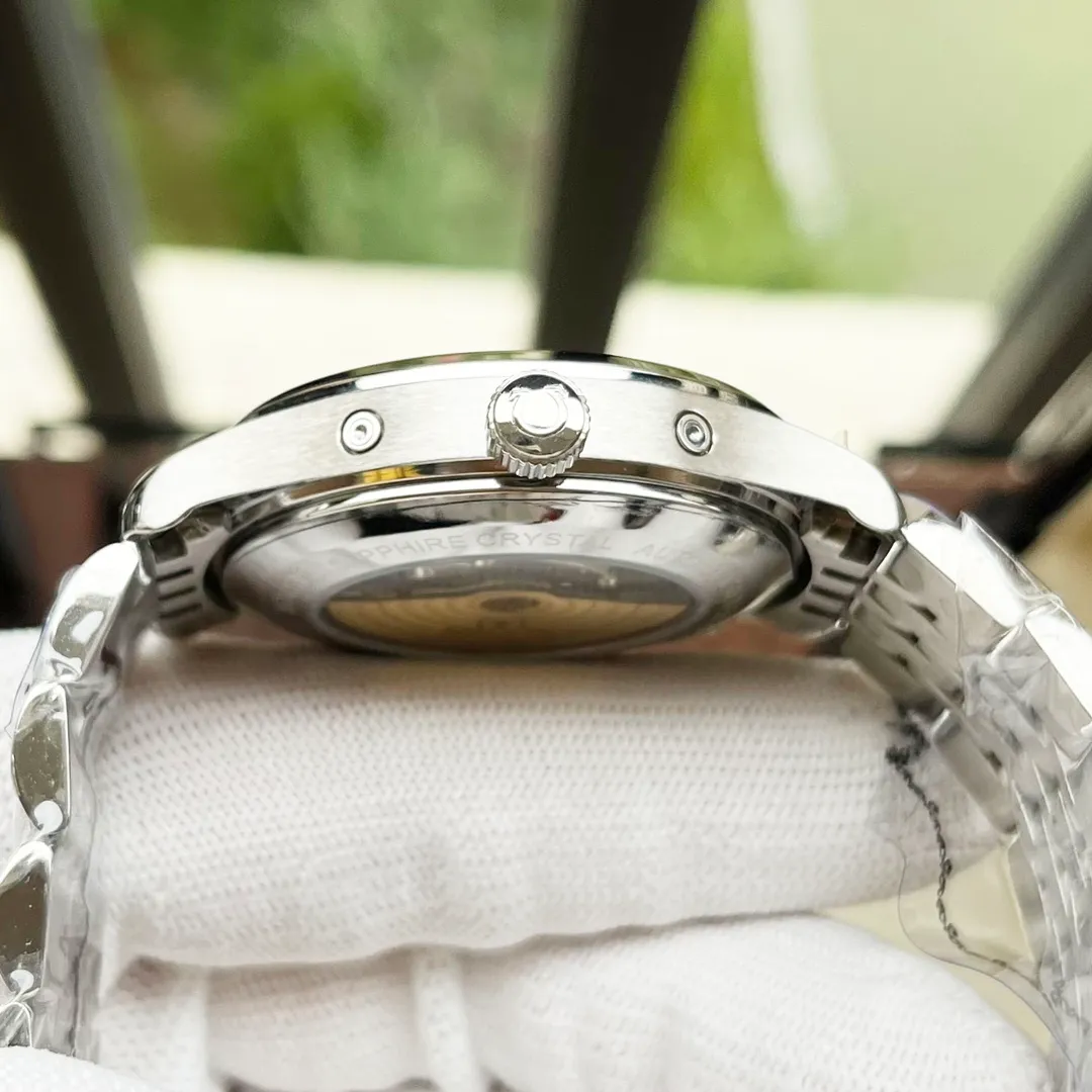 【Customized all-in-one machine】💰1720! Omega-Omega men's watch imported fully automatic Citizen 9015 all-in-one mechanical movement sapphire mirror 316L stainless steel case stainless steel strap/imported calfskin strap fashion design business casual size: diameter 40mm thickness 12mm