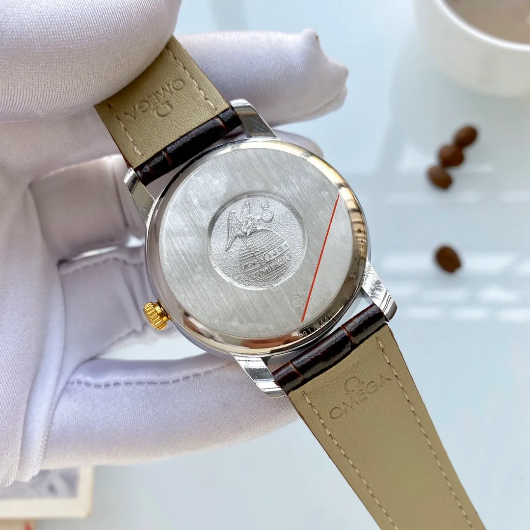 【Foreign trade import】💰1280! Omega-Diefei (sincere and elegant, noble hand in hand)🏆🏆[Latest style! ] Type: Exquisite men's watch🔥🔥 Strap: Genuine cowhide & 316L stainless steel strap⌚️ Movement: Japanese mechanical movement (accurate travel time) Material: Sapphire crystal mirror (scratch-resistant) Timeless 💕True love is priceless 💕Hymonic beauty is immortal 💕Witness love memories💕 Size: Men's diameter 40mm thick 11m hot style is coming! 🦋Welcome to reprint!