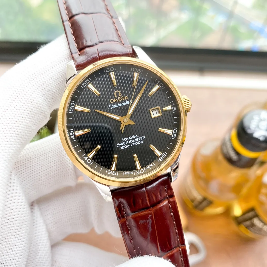 【High-end replica】💰1240! OMEGA-OMEGA🏅🏅 Type: Men's watch🎉🎉 Case: Top version 316 stainless steel L Strap: Imported calfskin strap/316L stainless steel strap Movement: Fully automatic imported Citizen 8215 mechanical movement⚙️ Mirror: Mineral scratch-resistant mirror glass Size: 42mm in diameter, 12mm thick 🍷Exquisite inheritance of real effects, quality assurance! ‼ ️The elegant style instantly enhances the charm of men and is a symbol of taste and noble life!