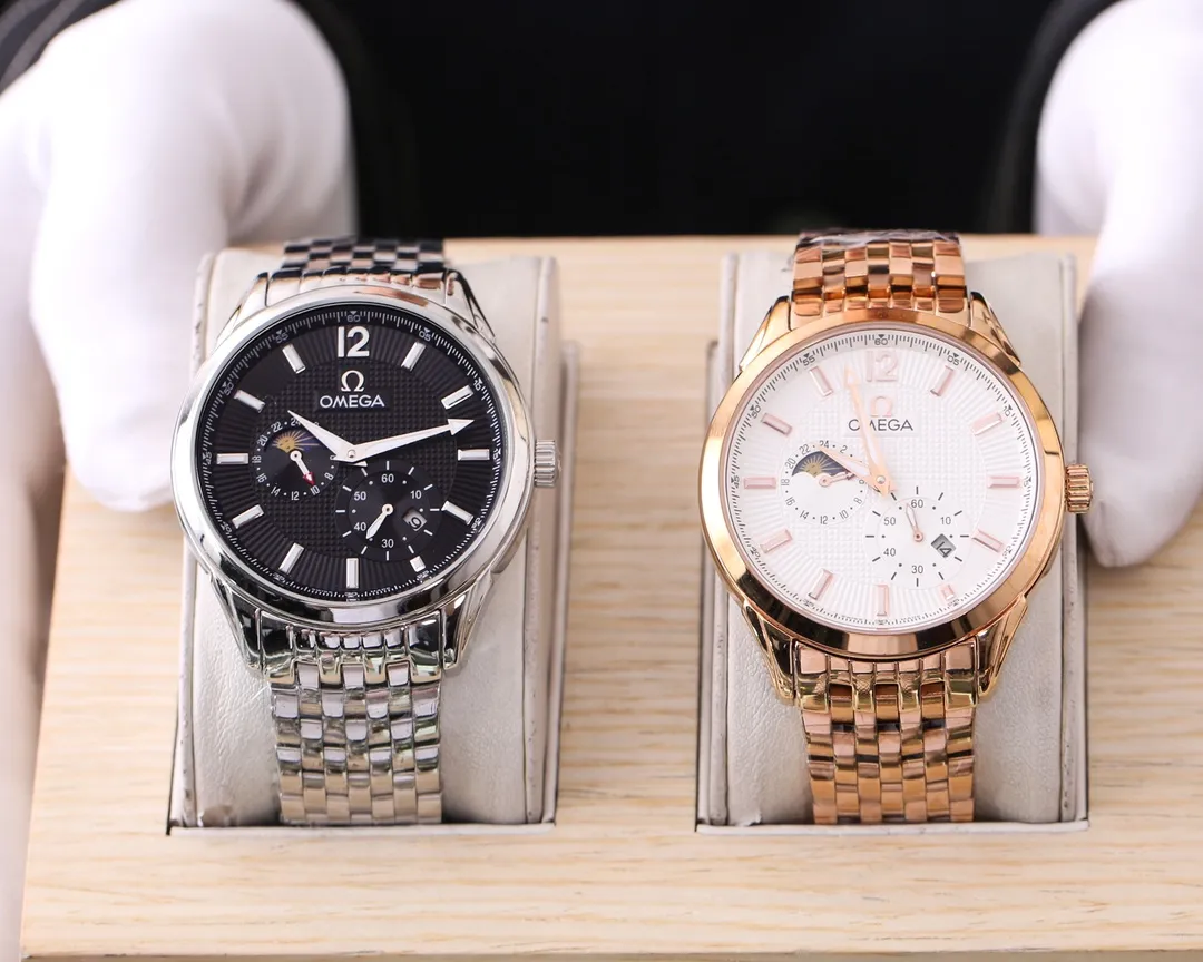 【Foreign trade import】💰1280! Omega (exquisite, wise work) values ​​quality Type: Exquisite men's watch (more excellent) Best design Strap: Genuine cowhide/316L stainless steel strap (more durable) Very popular Movement: Top mechanical movement (stable) Material: Mineral super strong mirror (wear-resistant) Real man's wise style Strong three-dimensional sense Special design Return with great reputation Size: 40mm diameter 12mm thick Smart launch! Welcome to reprint!