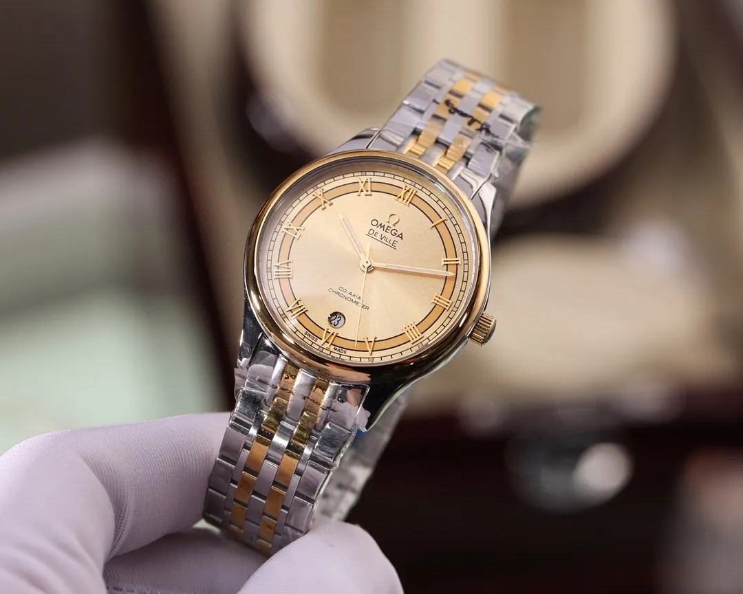 【Foreign trade import】💰1120! The latest high-definition real shot of Omega (a noble and wise work)! 🎈🎈 Type: Exquisite men's watch (more excellent) Best design Strap: Genuine cowhide & 316 stainless steel strap (more comfortable) Movement: Top mechanical movement (stable) Material: Mineral super strong mirror (wear-resistant) Real man's wise style Strong three-dimensional sense Special design Return with great reputation Size: 39mm diameter, 12mm thick, high-definition real shot! quality assurance!