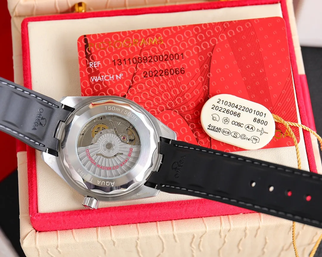 【High-end replica】💰1160! OMEGA-OMEGA SEAMASTER‼ ️Seamaster series AQUA TEERA 150m 150m watch diameter 41.5mm 41.5mm diving watch. 316L stainless steel original case (big factory case-matched screw head) original three-dimensional characters with super luminous luminous original buckle equipped with 8900 see-through fully automatic mechanical movement🔥Top product, high quality products constantly🔥