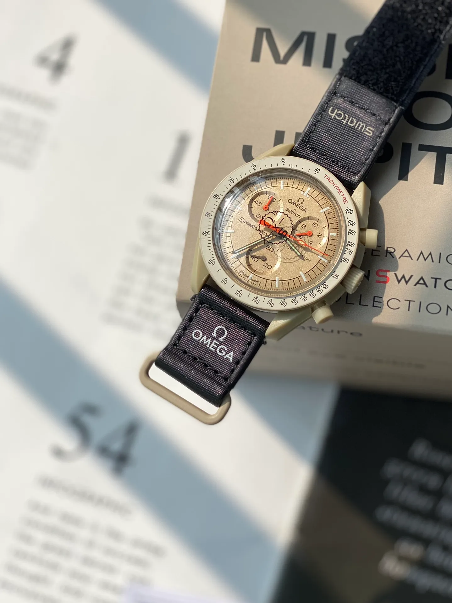 [Original order quality] 💰700! 【Purchasing quality】💰960! It’s hard to find a watch in the world❗️❗️❗️Omega x Swatch co-branded watch is here! ! !  A total of 11 models 🔵 respectively represent the sun, Mercury, Venus, Earth, Mars, Jupiter, Saturn, Uranus, Neptune, Moon, and Pluto in the solar system. Internally equipped is Swatch’s quartz chronograph movement. Interestingly, the battery cover of each watch is printed with a photo of the planet represented by the watch. The photo is said to be provided by NASA.