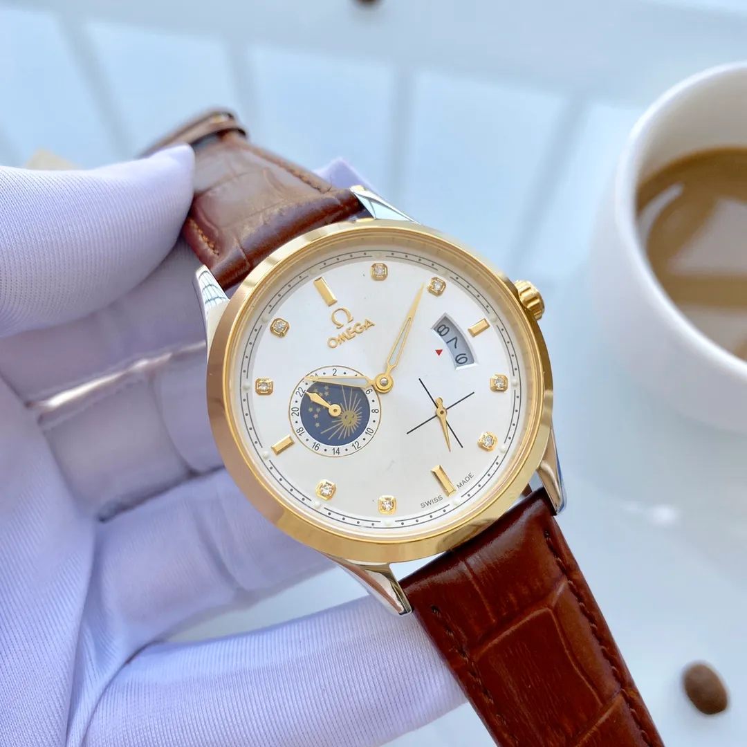 【Foreign trade import】💰1240! Omega (exquisite, wise work) values ​​quality Type: Exquisite men's watch (more excellent) Best design Strap: Genuine cowhide/316L stainless steel strap (more durable) Very popular Movement: Top mechanical movement (stable) Material: Mineral super strong mirror (wear-resistant) Real man's wise style Strong three-dimensional sense Special design Return with great reputation Size: 40mm diameter 12mm thick Smart launch! Welcome to reprint!
