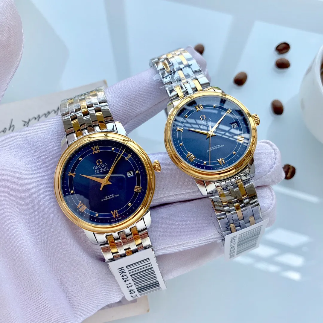 【Foreign Trade Import】💰1280 each! Omega-Diefei (sincere and elegant, noble hand in hand)🏆🏆[Latest style! ] Type: Exquisite couple watch 🔥🔥 Strap: Genuine cowhide & 316 stainless steel strap ⌚ Movement: Japanese mechanical movement (precise travel time) Material: Sapphire crystal mirror (scratch-resistant) Timeless 💕True love is priceless 💕Harmonious beauty is immortal 💕Witness the memory of love💕 Size: Male diameter 40mm, thickness 11mm, female diameter 31mm, thickness 10mm. Coming hand in hand! 🦋Welcome to reprint!