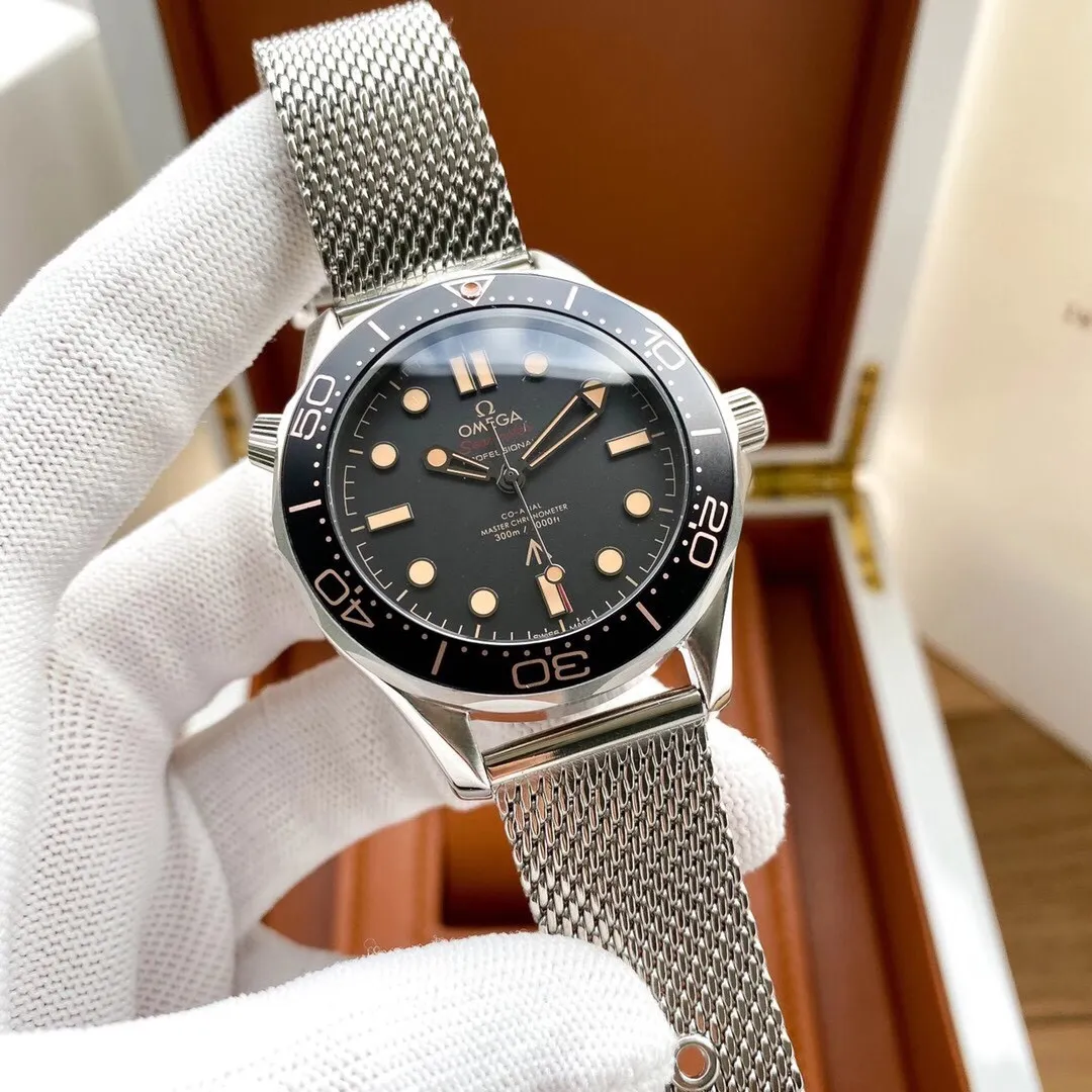 【Foreign trade import】💰1280! OMEGA -Omega SEAMASTER Seamaster Series New 300m 300m Coaxial·Zhizhen Diameter 42mm 42mm Diving Watch. 316L stainless steel, original case, original three-dimensional hour markers, super luminous, original buckle, equipped with 8800 see-through fully automatic mechanical movement. Hot-selling items🔥 Top quality products are constantly coming🔥