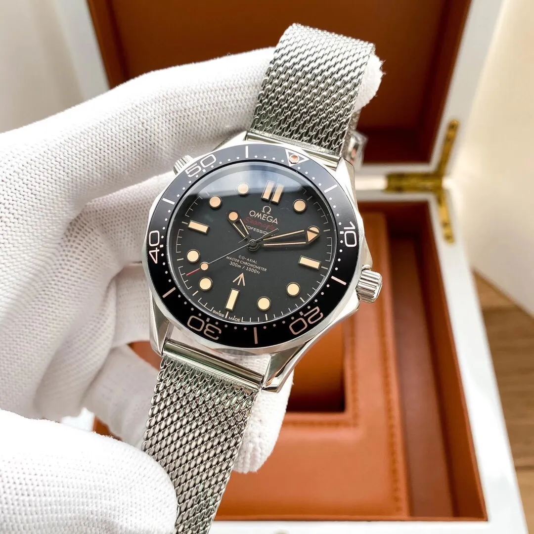 【Foreign trade import】💰1280! OMEGA -Omega SEAMASTER Seamaster Series New 300m 300m Coaxial·Zhizhen Diameter 42mm 42mm Diving Watch. 316L stainless steel, original case, original three-dimensional hour markers, super luminous, original buckle, equipped with 8800 see-through fully automatic mechanical movement. Hot-selling items🔥 Top quality products are constantly coming🔥