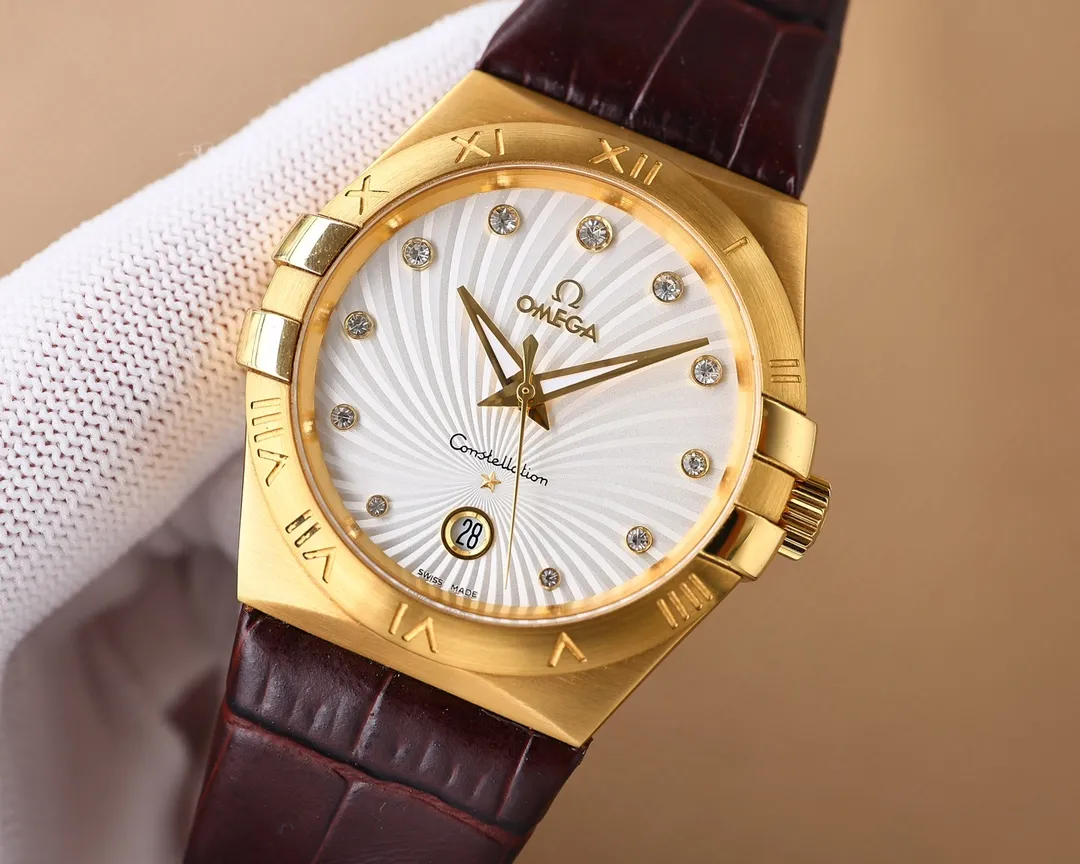 Omega double eagle constellation series, the men's model is equipped with original Citizen mechanical movement... (zero repair) Swiss quality 100% super waterproof luminous sapphire glass back design, male size 38mmx10.5, the appearance is the same as the inside and the originality! Create market-friendly prices! [Love][Fist][Fist][Shake hands][Handshake]
