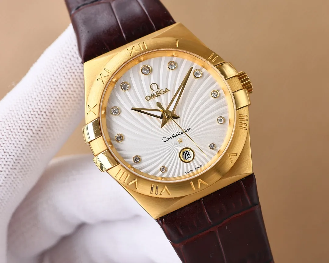 Omega double eagle constellation series, the men's model is equipped with original Citizen mechanical movement... (zero repair) Swiss quality 100% super waterproof luminous sapphire glass back design, male size 38mmx10.5, the appearance is the same as the inside and the originality! Create market-friendly prices! [Love][Fist][Fist][Shake hands][Handshake]