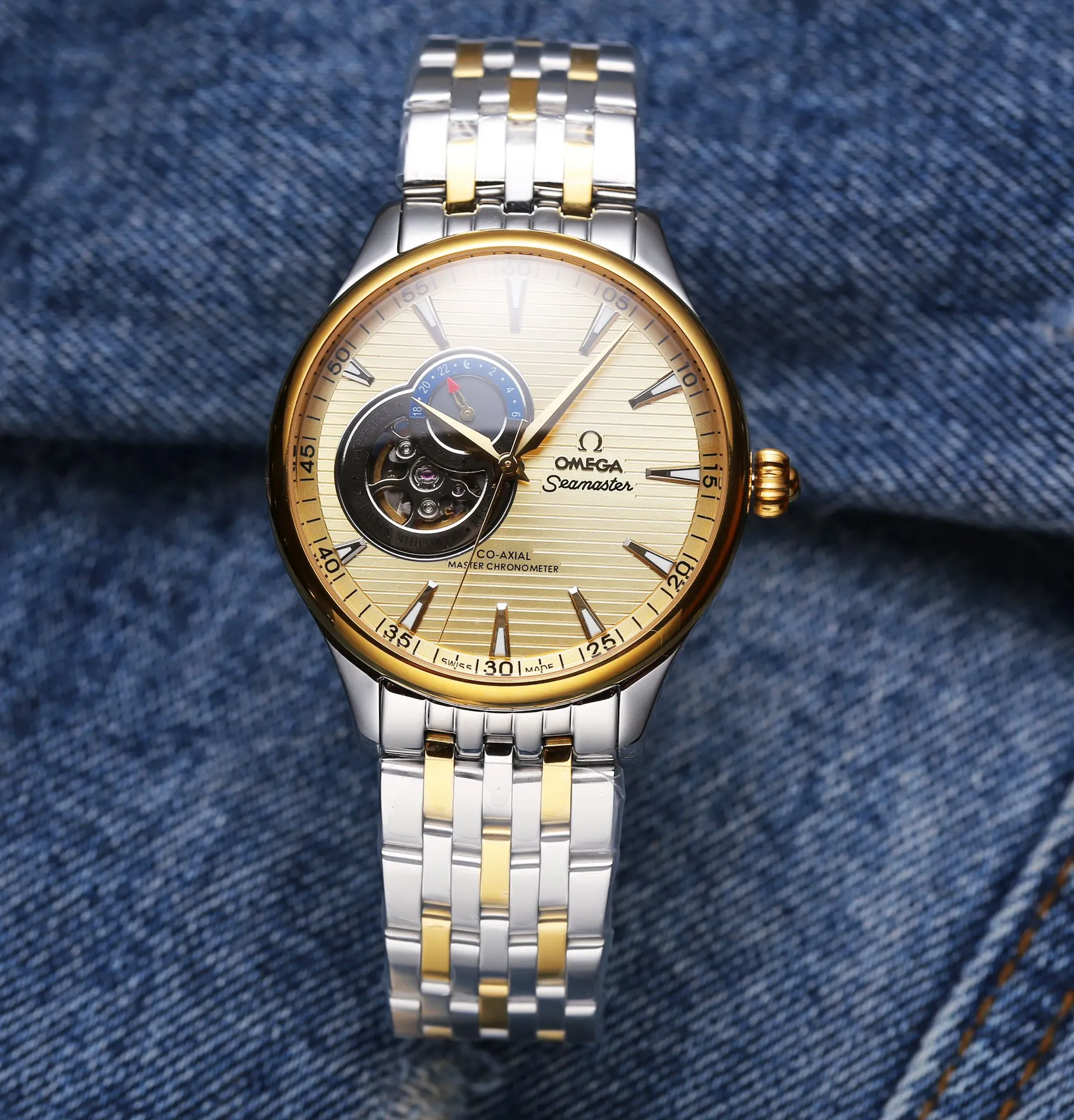 【Customized all-in-one machine】💰1920! Omega - Omega, men's watch, equipped with fully automatic 9015 all-in-one mechanical movement imported from Japan, 9-digit flywheel design, 10-digit 24-hour hour, super luminous effect... 42/12mm diameter, equipped with stainless steel case (finely polished), steel belt/belt optional, wear-resistant and scratch-resistant sapphire mirror! Perfect workmanship interprets the essence of classics, simple and elegant, a must-choice for male idols! (Focus on original new machines) Don’t forget the original intention ~, JH...!