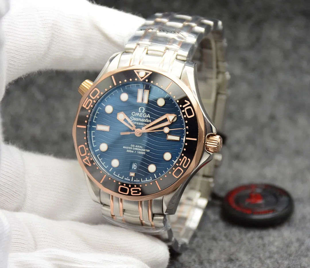 [High-end replica] 💰1160 Omega's new men's mechanical watch is launched🎉[strong]🔥Original 1:1 high-end goods🔥Stainless steel case, built-in imported Citizen 8215 fully automatic mechanical movement, accurate and stable travel time! Paired with a stainless steel strap and original buckle, sapphire glass mirror, and high-tech ceramic ring, it is suitable for both business and leisure! 🚴【Size: 42mm Thickness: 15mm】