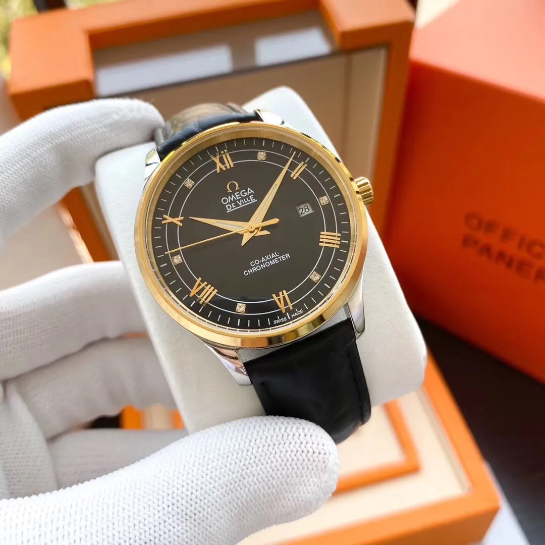 【Foreign trade import】💰1180! OMEGA-OMEGA ‼ ️Exquisite men's watch🌹🌹🌹Simple three-pin design, noble and gentlemanly style, excellent quality, hot selling all over the city. Adopting fully automatic mechanical movement, top-grade 316 stainless steel case, imported calfskin strap, mineral super mirror, size 40*12🔥The top products are constantly produced🔥