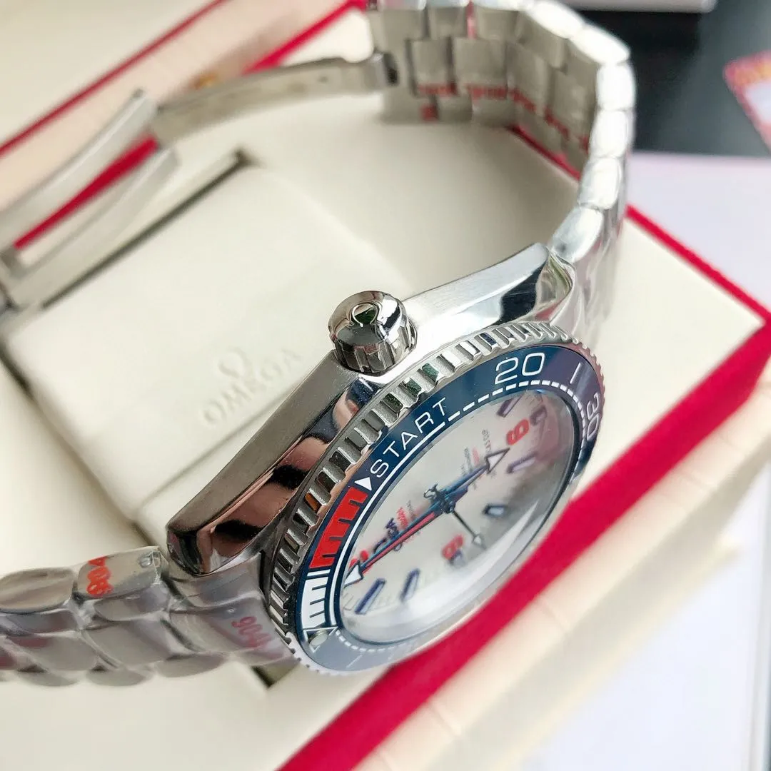 High-end replica 💰1240! TW Taiwan Factory💰1720! 2024 new customized Omega Seamaster series 600-meter America's Cup limited edition diving watch has arrived. It is exclusively customized with original synchronization details. Each watch number is engraved with an identification number and will never be repeated. The ceramic bezel is unique to the entire network. It has a Citizen movement internally and the external repair details are synchronized with the original. [Movement] Equipped with 💯 Brand new Japanese original 9015 automatic mechanical movement, 0️⃣ repair, accurate running time, strong practicality [Case] Made of 316L stainless steel, electroplated in the vacuum furnace of the entire network, equipped with the only original ceramic one-way rotating chronograph ring in its class [Bracelet] Official synchronous rubber strap or 316 stainless steel chain of the Seamaster 600m Diving Watch produced by GD, with the only original push-pull adjustable clasp in its class ⚠️Please look for the exclusive quality of GD products