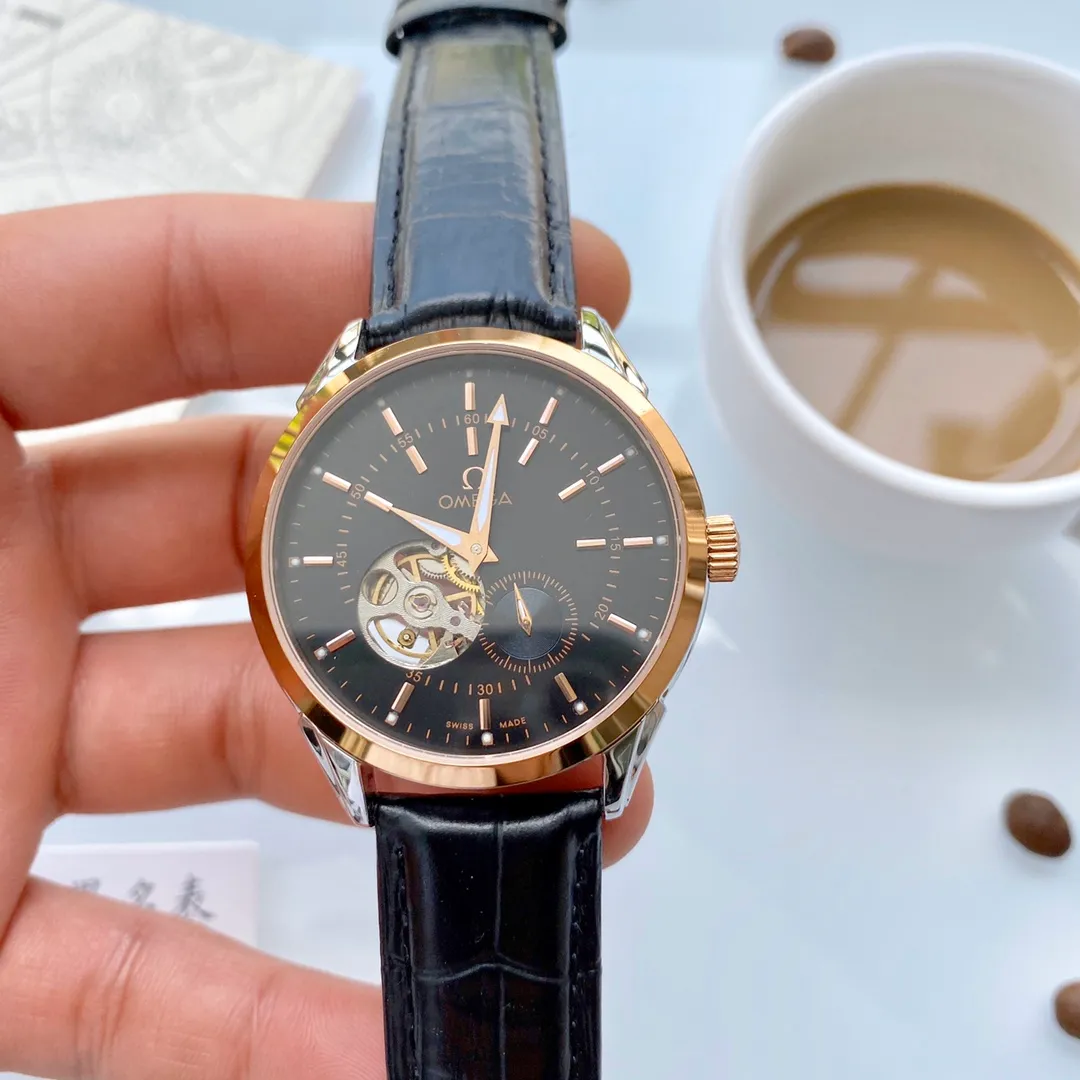 【Foreign trade import】💰1180! Omega (Excellent, Exquisite, Intelligent Work) Values ​​Quality Type: Exquisite Men's Watch (More Excellent) Best Design Strap: Genuine Leather Strap (More Durable) Popular Movement: Top Mechanical Movement (Stable) Material: Mineral Super Mirror (Wear-Resistant) Genuine Man Smart Style Strong Three-Dimensional Special Design Returning with a Reputation Size: 40mm in Diameter and 12mm in Thickness Smart Launch! Welcome to reprint!