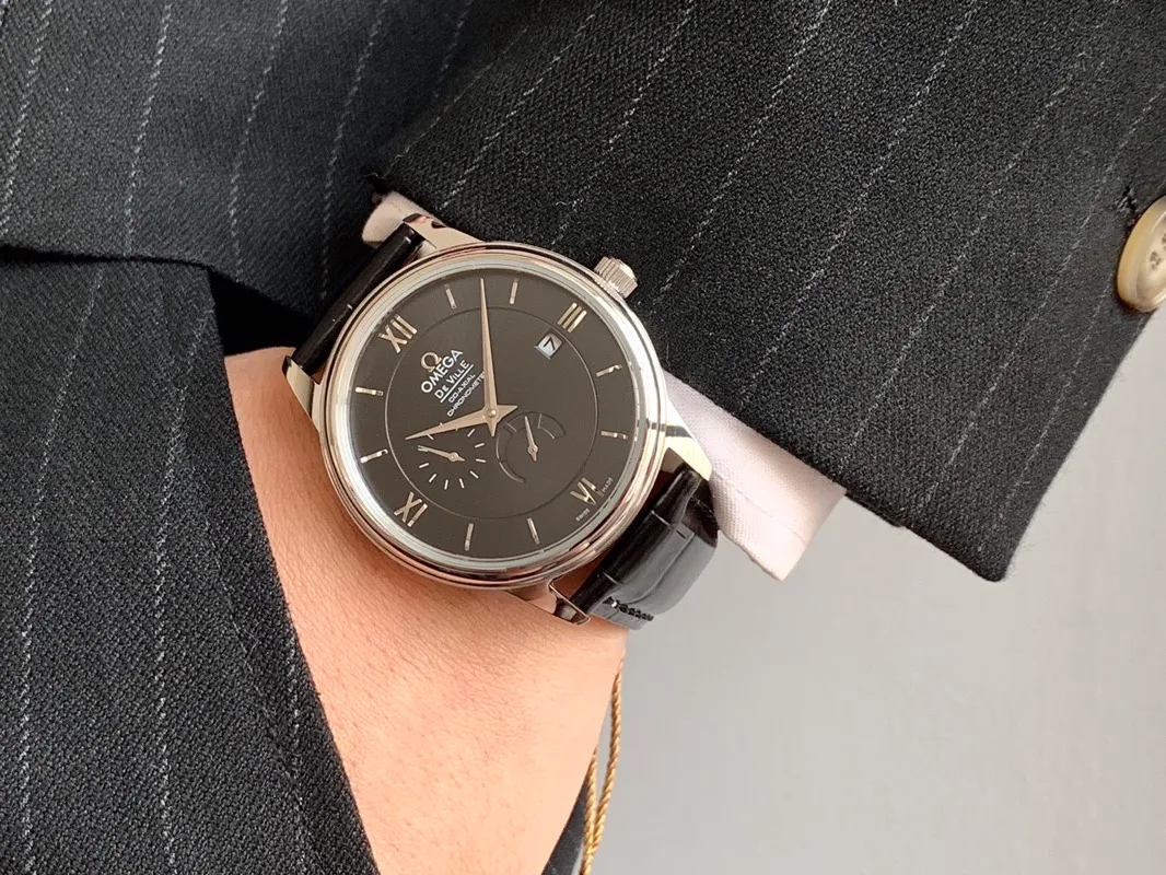 【Foreign trade import】💰970! OMEGA - OMEGA🎉 Men's watch, fully automatic mechanical movement, 316L stainless steel case, mineral glass mirror, genuine cowhide leather strap/stainless steel strap, 39mm diameter and 11mm thick, achieve eternity, appreciate the Omega Master watch.