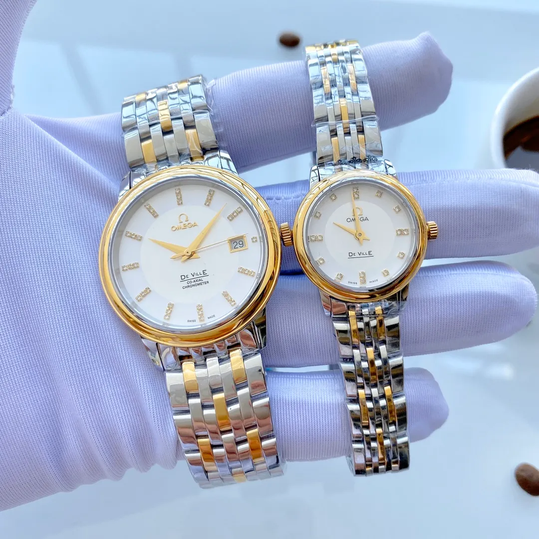 [Foreign trade import] 💰840 each The strongest classic in 2020 - the strongest quality 🎉 Couple's watch 🔥🔥 continues the legendary success! Good quality is visible—[Swiss quartz movement] Brand: Omega (sincere and elegant, noble hand in hand)🏆🏆[Latest style! ] Type: Exquisite couple watch🔥🔥[Super waterproof] Strap: Made of 316L stainless steel strap⌚️ (high-quality workmanship) Movement: Swiss quartz movement (accurate) [originally imported] Material: sapphire crystal mirror (anti-scratch) Timeless 💕True love is priceless 💕Harmonious beauty is immortal 💕Witness the memory of love💕 Size: Male diameter 38mm, thickness 10mm, female diameter 27mm, thickness 9mm, coming hand in hand! 🦋Welcome to reprint!