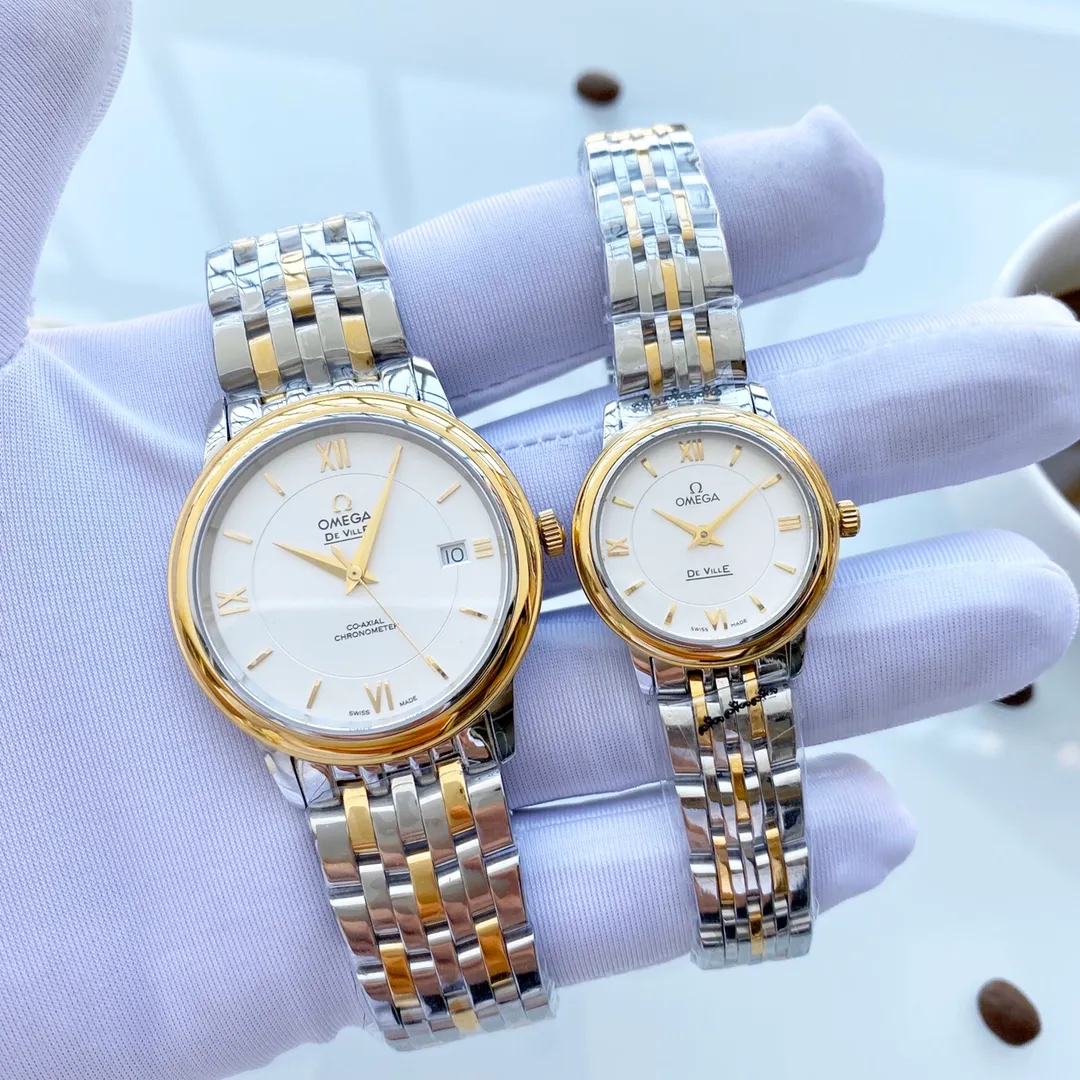 [Foreign trade import] 💰840 each The strongest classic in 2020 - the strongest quality 🎉 Couple's watch 🔥🔥 continues the legendary success! Good quality is visible—[Swiss quartz movement] Brand: Omega (sincere and elegant, noble hand in hand)🏆🏆[Latest style! ] Type: Exquisite couple watch🔥🔥[Super waterproof] Strap: Made of 316L stainless steel strap⌚️ (high-quality workmanship) Movement: Swiss quartz movement (accurate) [originally imported] Material: sapphire crystal mirror (anti-scratch) Timeless 💕True love is priceless 💕Harmonious beauty is immortal 💕Witness the memory of love💕 Size: Male diameter 38mm, thickness 10mm, female diameter 27mm, thickness 9mm, coming hand in hand! 🦋Welcome to reprint!