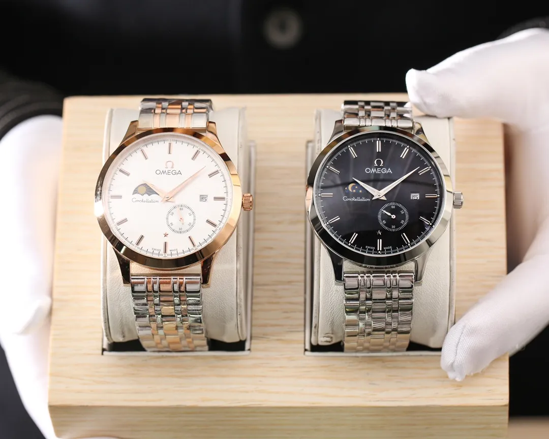【Foreign trade import】💰1300! Omega (top quality, outstanding debut) 🎉🎉 [Type]: Fine men's watch (top grade) exquisite [Strap]: Genuine cowhide & 316L stainless steel strap (durable) [Movement]: Top Swiss 2836 movement (stable) [Material]: Mineral super strong mirror (wear-resistant) Exquisite quality Generous style Excellent temperament Wisdom and exclusivity [Size]: 40mm in diameter and 12mm in thickness Hot sale on the market! Welcome to reprint!
