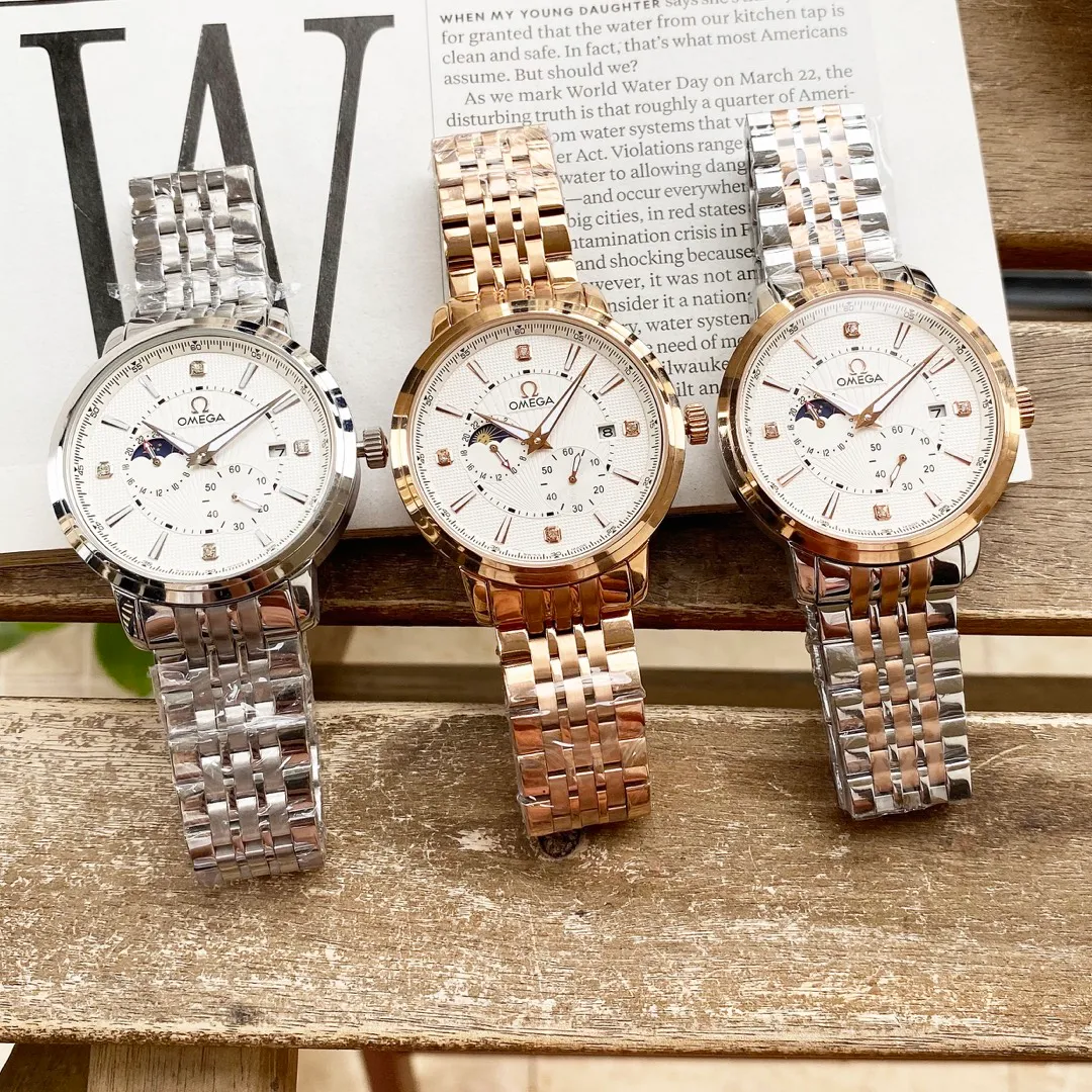 【High-end replica】💰1360! Omega's premium men's watch has a four-hand separated moon design, noble atmosphere, gentlemanly style, excellent quality, and is selling well all over the city. Using fully automatic mechanical movement, top-grade 316 stainless steel case, imported calfskin strap, mineral super mirror, size 40*13