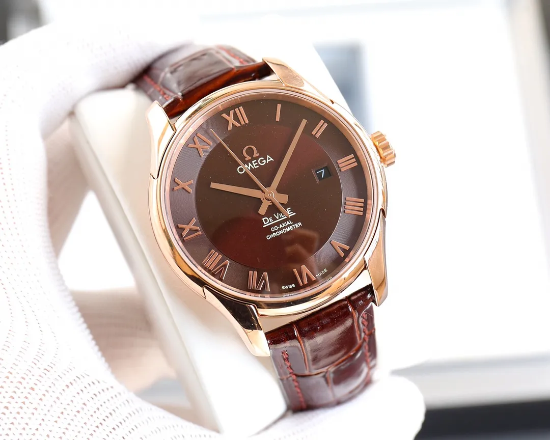 【High-end replica】💰1240! 【Customized all-in-one machine】💰1760! Omega De Ville series men's mechanical watch, a new upgraded version will arrive in 2023. The modified quality is exclusively customized with a special design of the 8500 movement splint. [Movement] Re-engraved and restored 8500 coaxial movement, with a see-through bottom showing the movement at a glance, perfectly presented. [Case] 316L stainless steel case, made with exclusive CNC technology, with arched wear-resistant super strong glass, clear text lines and well-proportioned checkering. Three degrees waterproof, watch diameter 41/11mm [Watch chain] Italian imported cowhide leather strap with original folding clasp or 316 stainless steel original clasp optional. The exclusive quality code is 83145368.