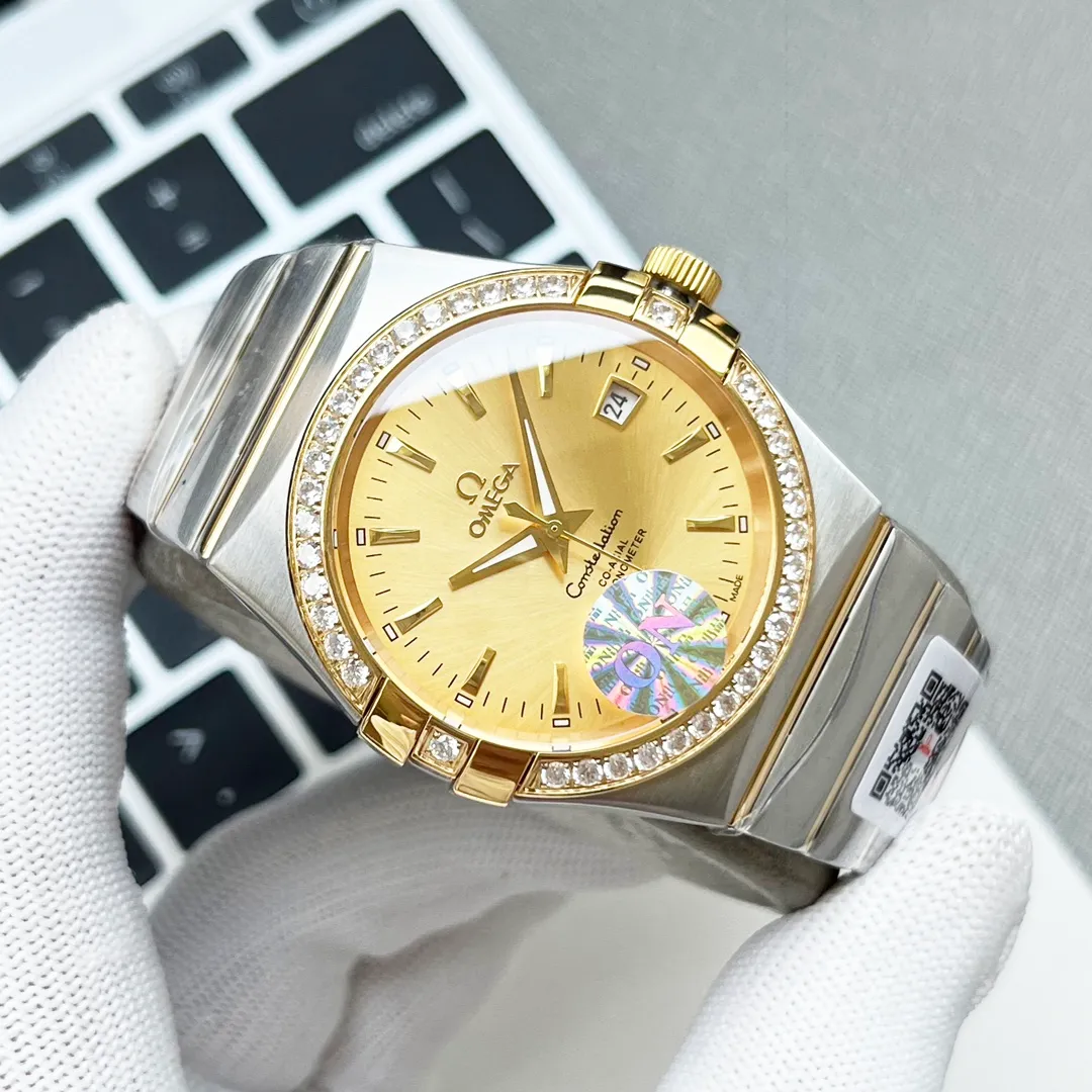 【High-end replica】💰1240! 【Customized all-in-one machine】💰1840! Omega constellation series, men's model is equipped with imported Japanese Citizen 8500 all-in-one mechanical movement... (zero repair) comparable to Swiss machine quality, 100 meters depth, super waterproof and luminous, sapphire glass back design, male size 38mmx11mm, the appearance is the same as the inside, unique! Create market-friendly prices! [Love][Fist][Fist][Handshake][Handshake] The picture was taken with a customized all-in-one machine!