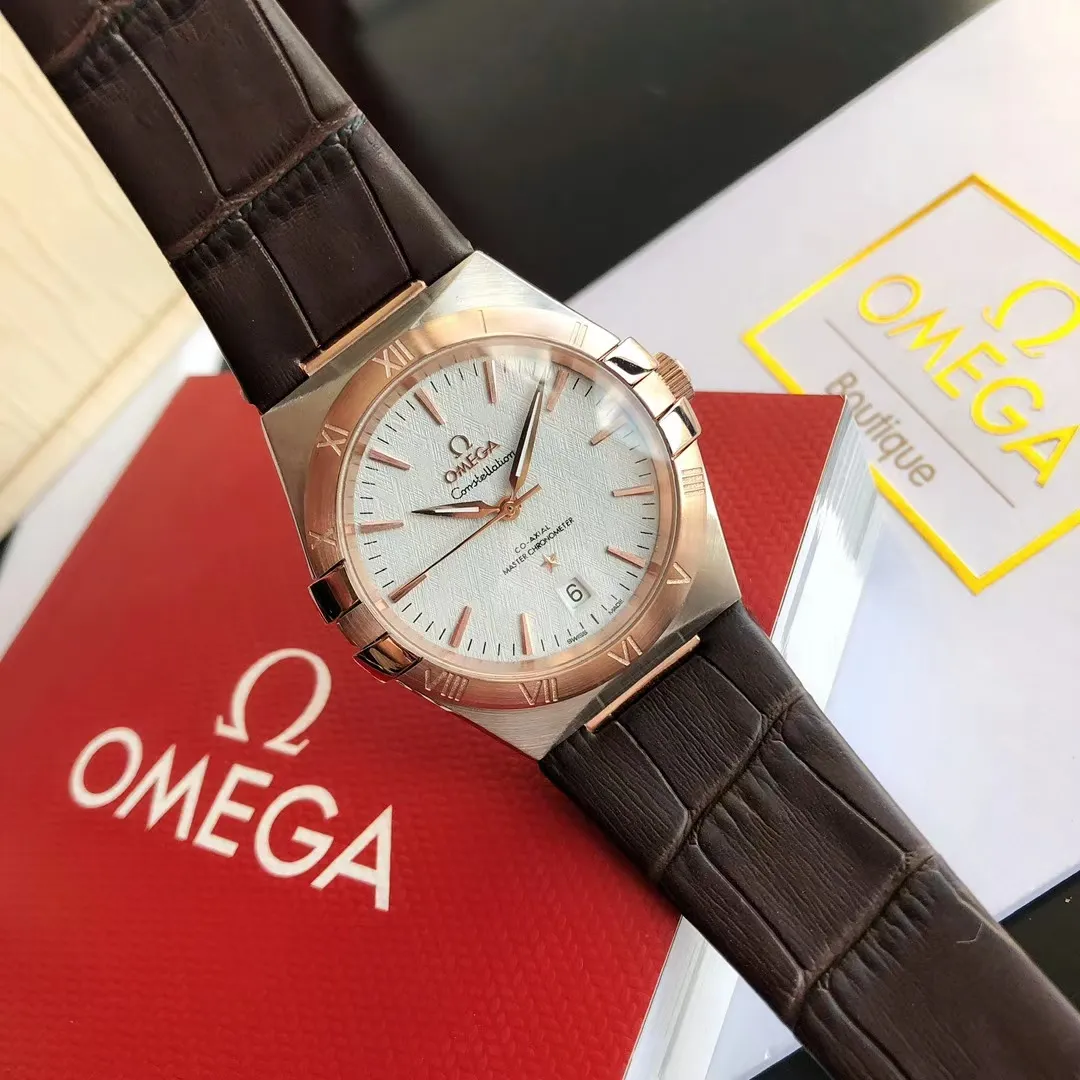 【High-end replica】💰1300! 【Customized all-in-one machine】💰1720! 2023 official new product - the fifth generation of Omega's "Constellation Gents" constellation series is on the market [color] After ten years of hard work, never give in! Another high-quality, ultra-affordable masterpiece that once again refreshes the "genuine appearance details, built-in brand new Citizen movement" [Movement] The entire network's exclusive replica of the Constellation series men's watch is equipped with the brand new Citizen 8215 automatic mechanical movement, exclusive corrected automatic hammer, the movement's kinetic energy is durable, accurate in travel time, ⭕️reworked [Case] 💯 Super waterproof, you can swim with confidence🚰 316L fine steel case, same material bracelet CNC cutting process, perfect shell shape and connection, vintage craftsmanship, the thinnest workmanship of the same level of movement [Details] The words are synchronized with the original strips, the texture is delicate, the disk surface is simple and elegant, the ring edge is hand-decorated and electroplated in a vacuum furnace, the color is uniform and bright, the original same color is complete, the strap is made of Italian calfskin with the original folding clasp