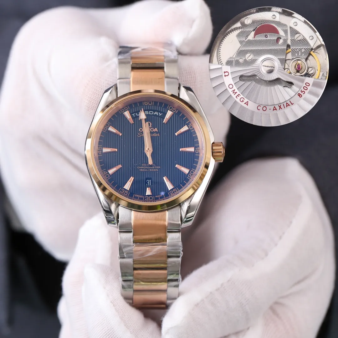 【Foreign trade import】💰1420! OMEGA-Omega‼ ️ SEAMASTER seahorse series AQUA TEERA231.20.42.22.06.001 watch diameter 41.5mm 41.5mm diving watch. 316L stainless steel original case (big factory case) original three-dimensional hour ding with super luminous original buckle equipped with Seagull movement modified 8500 see-through fully automatic mechanical movement. Hot selling items [strong] welcome to reprint!