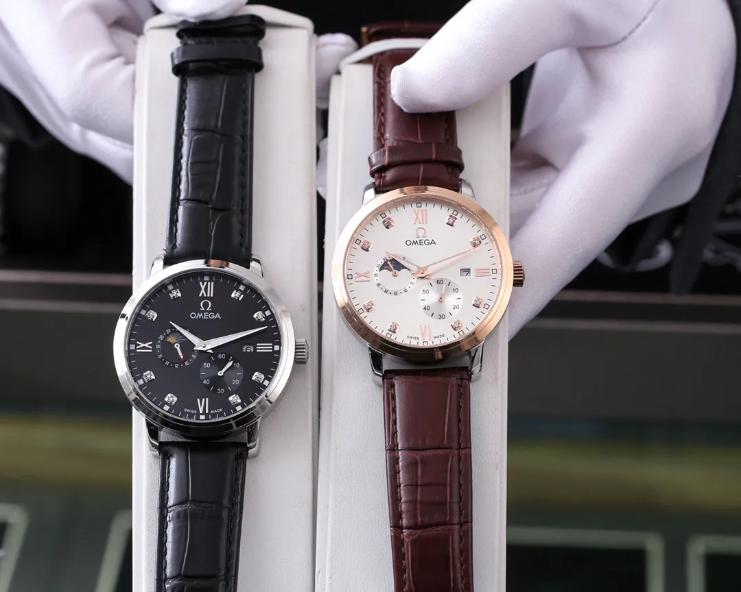 【Foreign trade import】💰1320! Omega (exquisite, wise work) values ​​quality Type: Exquisite men's watch (more excellent) Best design Strap: Genuine cowhide/316L stainless steel strap (more durable) Very popular Movement: Top mechanical movement (stable) Material: Mineral super strong mirror (wear-resistant) Real man's wise style Strong three-dimensional sense Special design Return with great reputation Size: 40mm diameter 12mm thick Smart launch! Welcome to reprint!