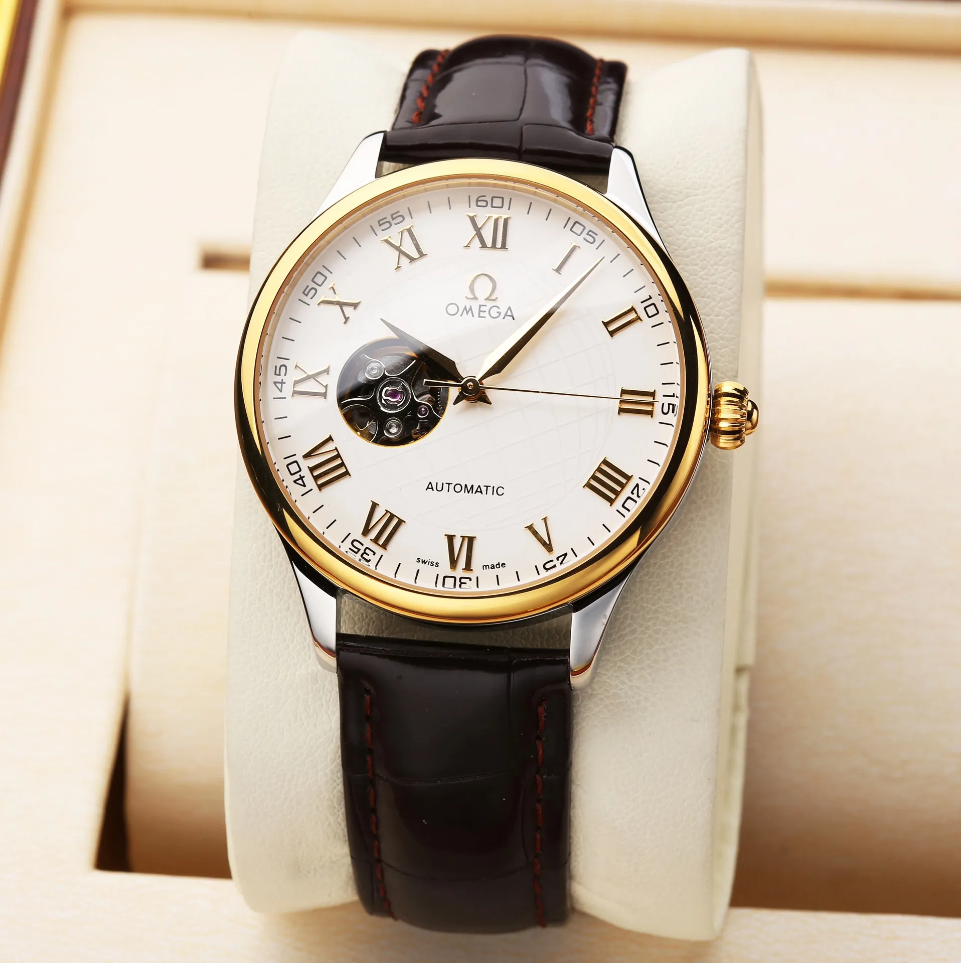 【High-end replica】💰1520! OMEGA, men's watch, equipped with fully automatic Citizen 8215 mechanical movement imported from Japan, 9-position flywheel design, large 3-pin simple design, fashionable and versatile... Diameter 42/12mm, equipped with stainless steel case (finely polished), steel belt/belt optional, mineral glass mirror! Perfect workmanship interprets the essence of classics, simple and elegant, a must-choice for male idols! (Focus on original new machines) Don’t forget the original intention ~, JH...!
