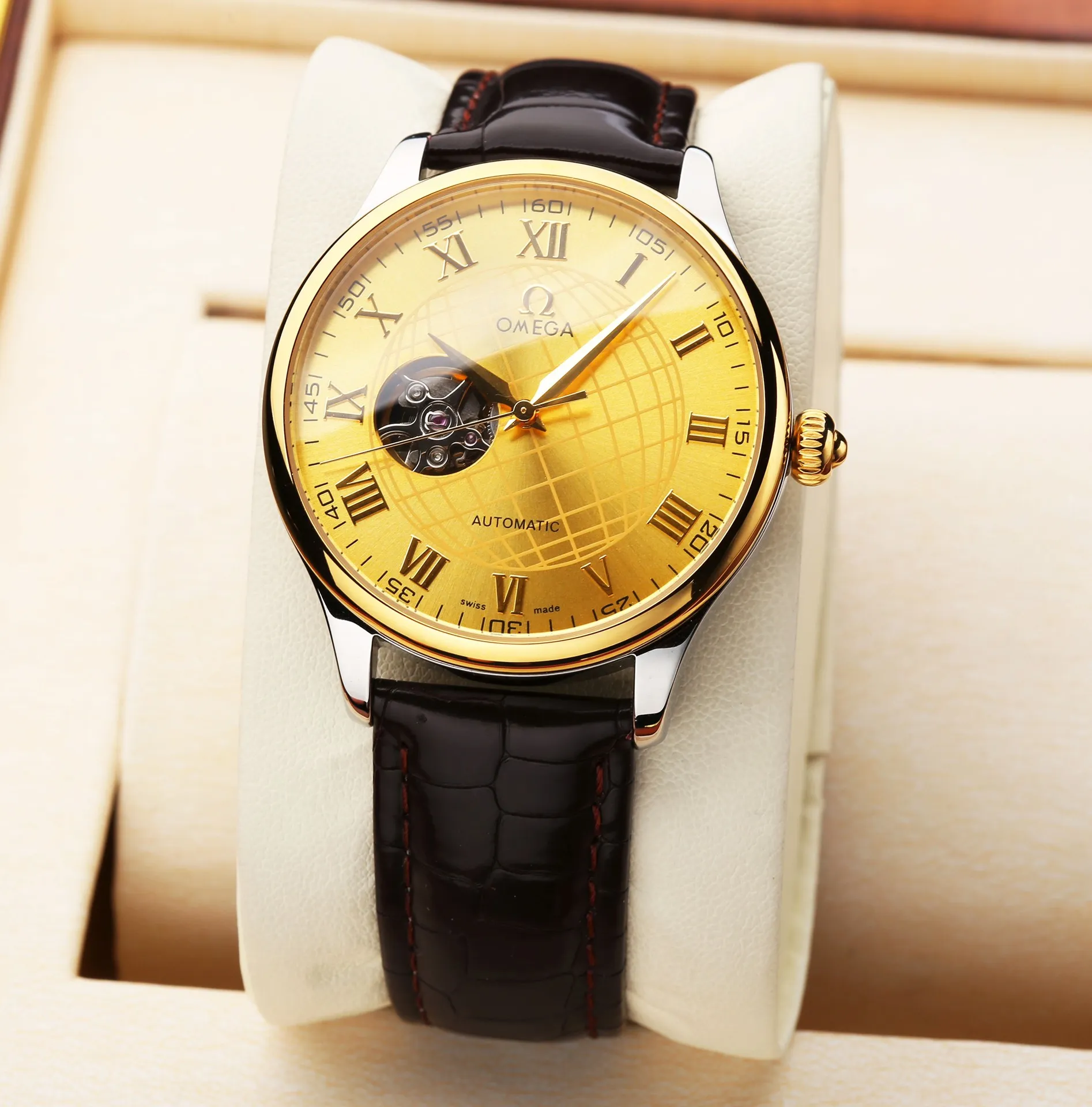 【High-end replica】💰1520! OMEGA, men's watch, equipped with fully automatic Citizen 8215 mechanical movement imported from Japan, 9-position flywheel design, large 3-pin simple design, fashionable and versatile... Diameter 42/12mm, equipped with stainless steel case (finely polished), steel belt/belt optional, mineral glass mirror! Perfect workmanship interprets the essence of classics, simple and elegant, a must-choice for male idols! (Focus on original new machines) Don’t forget the original intention ~, JH...!