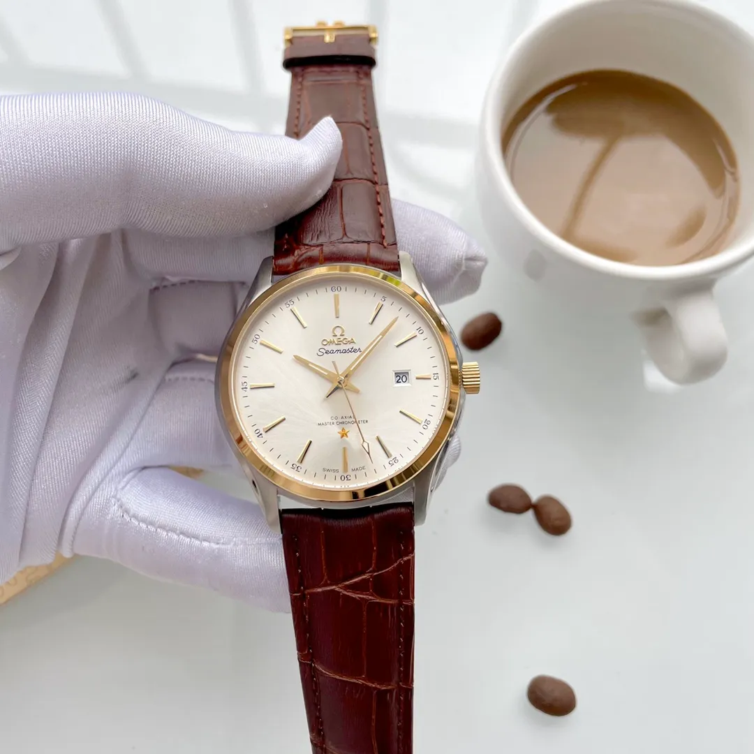 【Foreign trade import】💰1260! Omega (Excellent, Exquisite and Intelligent Work) Values ​​Quality Type: Exquisite Men's Watch (More Excellent) Best Design Strap: Genuine Leather/316L Stainless Steel Strap (More Durable) Very Loved Movement: Top Mechanical Movement (Stable) Material: Mineral Super Mirror (Wear-Resistant) Real Men's Wisdom Style Strong Three-Dimensional Special Design Returns with Honor Size: 41mm in Diameter and 12mm in Thickness Smart Launch! Welcome to reprint!
