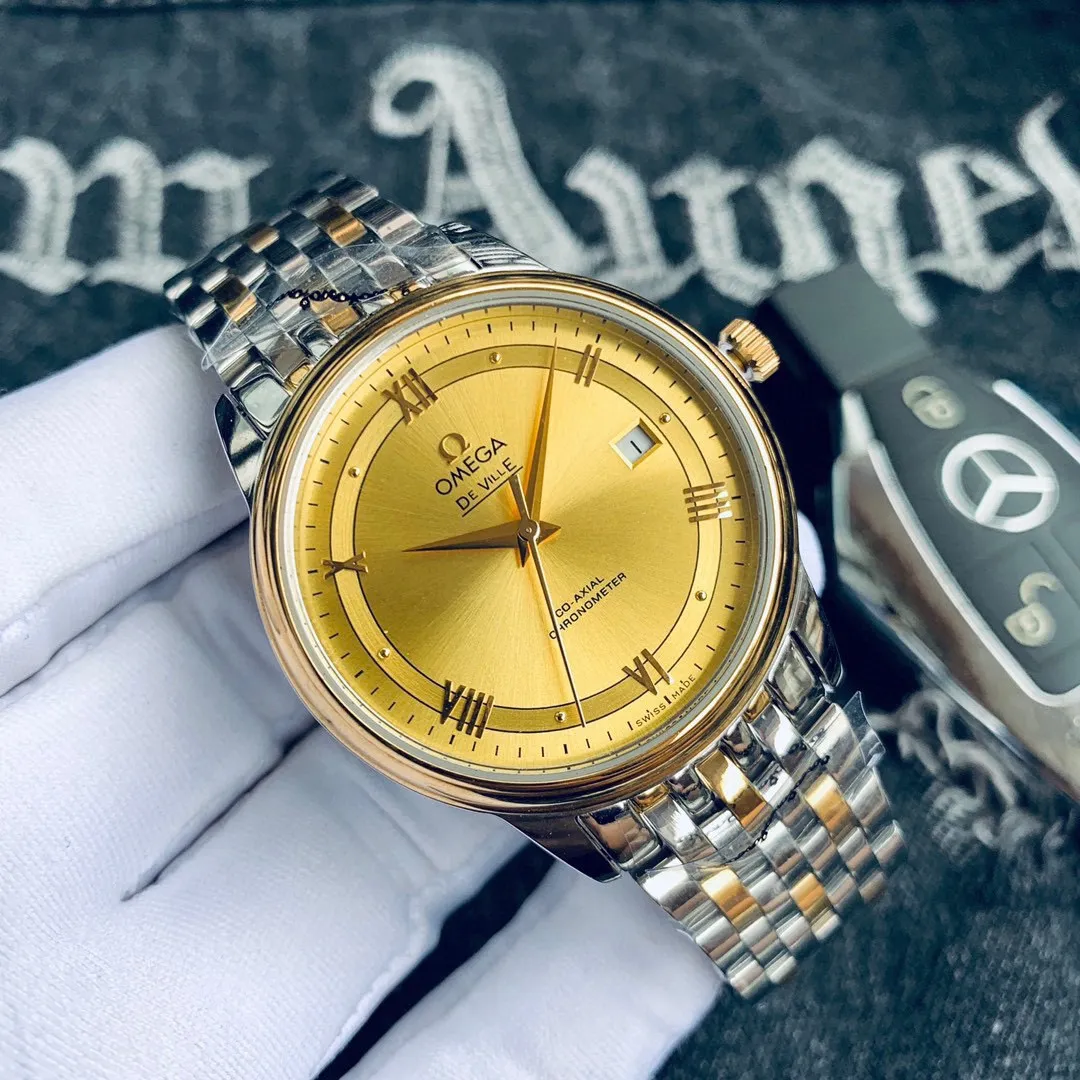 【High-end replica】💰960! Omega🥤🥤 🏍️Series: Classic Butterfly Series 🏍️Introduction: Official synchronization, simple and elegant, business style charm 🏍️Style: classic men's style, fashionable and versatile, three-dimensional logo 🏍️Material: top imported 316 stainless steel material 🏍️Literal: all literal scales and hands inherit the original craftsmanship 🏍️Mirror: sapphire mirror 🏍️Movement: Fully automatic imported Citizen 8215 mechanical movement (transparent/dense bottom) 🏍️Original size: diameter 39.5mm, thickness 10mm
