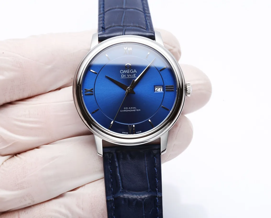 【Customized all-in-one machine】💰1720! Omega DE VILLE series! It took two years of research and development and production to finally come out. Every process of the product structure is also made of CNC finishing to make the 2022 Basel Jewelry and Watch Fair miraculous new watch! Elegant design, excellent quality, simple and classic 39.5 mm stainless steel round case with smooth and natural lines. After polishing, it presents a full metallic texture. It is very beautiful and integrates with the perfectly curved stainless steel lugs. It fits the human body design of the wrist very well!       This Omega produced by J5 (Taiwan Factory)! Completely following Swiss standard craftsmanship requirements, the glass, case, polishing, and yarn drawing of the watch are restored to the original products one by one, and the original products are reproduced as much as possible, so that the parts are truly interchangeable with the original ones! We use quartz movements imported from Switzerland and conduct precise testing to ensure that the size and thickness of the watch is exactly the same as the original! The watches produced by J5 Taiwan Factory have all undergone high-quality waterproof testing, travel time testing, and case detail testing! An absolute work of conscience! Full of sincerity!          The high-definition, translucent and dazzling imported sapphire crystal mirror, specially customized high-quality calf leather and original buckle, or the polished and polished stainless steel bracelet that is close to the original factory standard, provide a very comfortable wearing feeling! One table, one number, independent coding!  J5 (Taiwan factory) guarantees that you will get this replica watch! Will love it!        Arrived in very small quantities! Are you excited? Act quickly!        Look for the J5 Taiwan factory! (Focus on original new machines) Focus is an attitude, produced by JH!