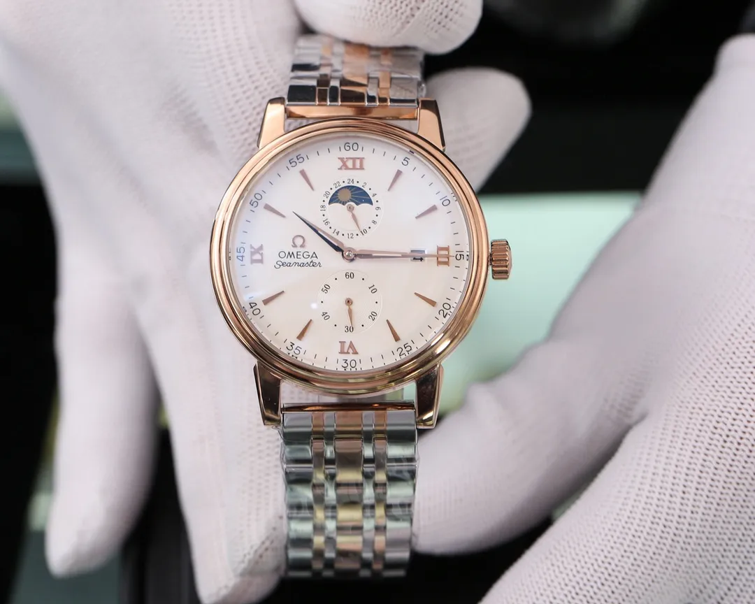 【Foreign Trade Import】💰1440! Omega (top quality, outstanding debut) 🎉🎉 [Type]: Boutique men's watch (top) exquisite [Strap]: Genuine leather & 316L stainless steel strap (durable) [Movement]: Top mechanical movement (stable) [Material]: Mineral super strong mirror (wear-resistant) Exquisite quality and generous style, excellent temperament, wise and exclusive [Size]: 42mm diameter, 12mm thick, hot sale! Welcome to reprint!