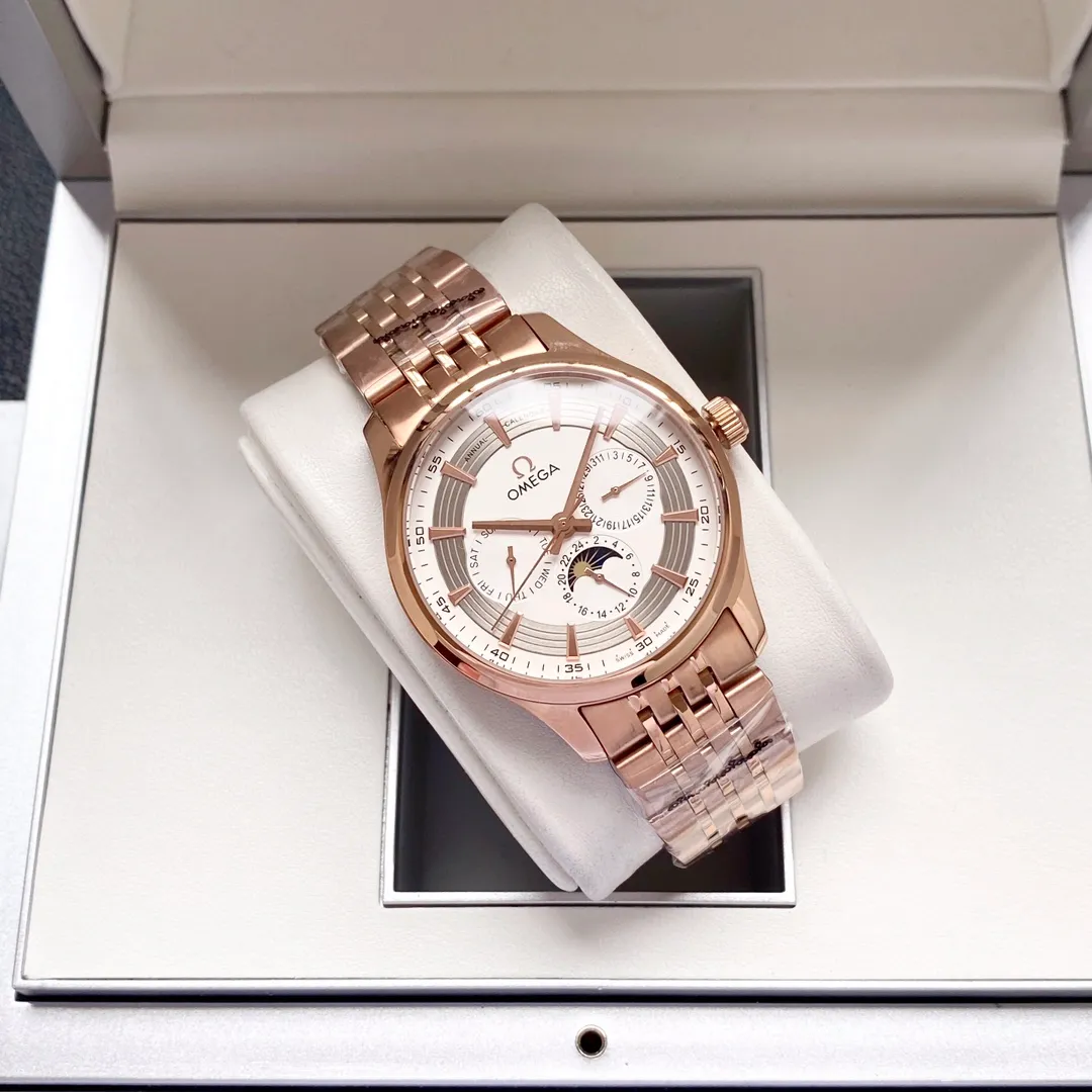 【High-end replica】💰1520! Omega-Omega men's watch equipped with imported fully automatic Citizen 8215 mechanical movement, wear-resistant and scratch-resistant sapphire mirror, 316L stainless steel case, stainless steel strap, fashionable design, business casual, size: diameter 40mm, thickness 12mm