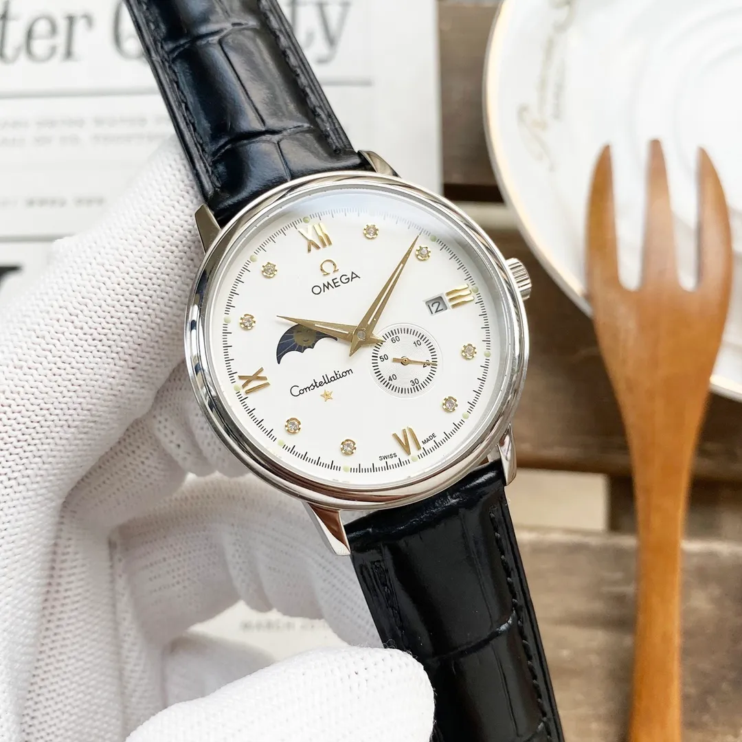 【Top replica】💰3300! The 2022 Omega Diefei series men's watches are coming [Heyha][Heyha], with unique 9⃣️ digits for the day and 🈷️ star function, 4⃣️ digits for independent small seconds, equipped with the original imported cal.8219 fully automatic mechanical movement, zero-repair and accurate travel time, made of 316 top-grade pure stainless steel, and cut-resistant sapphire glass mirror! Imported Italian 🇮🇹 cowhide, deeply waterproof 🏊40mm in diameter. Stylish and elegant, absolutely exquisite, [strong] Wearing it will add a noble temperament invisibly. It is the first choice for successful people and is worth owning. [Celebrate][Celebrate] Welcome to buy [Turn around][Turn around]