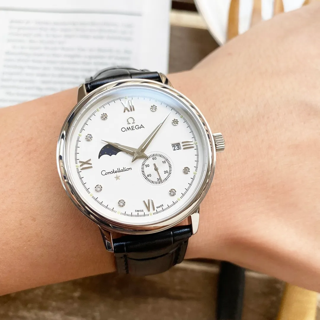 【Top replica】💰3300! The 2022 Omega Diefei series men's watches are coming [Heyha][Heyha], with unique 9⃣️ digits for the day and 🈷️ star function, 4⃣️ digits for independent small seconds, equipped with the original imported cal.8219 fully automatic mechanical movement, zero-repair and accurate travel time, made of 316 top-grade pure stainless steel, and cut-resistant sapphire glass mirror! Imported Italian 🇮🇹 cowhide, deeply waterproof 🏊40mm in diameter. Stylish and elegant, absolutely exquisite, [strong] Wearing it will add a noble temperament invisibly. It is the first choice for successful people and is worth owning. [Celebrate][Celebrate] Welcome to buy [Turn around][Turn around]