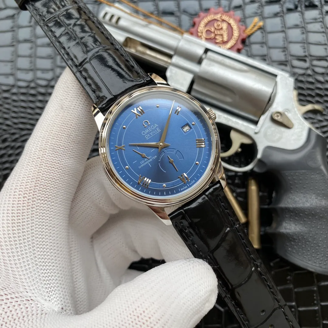 【High-end replica】💰1160! Omega 4-pin fine men's mechanical watch✨ Strap: 💝Italian calfskin/316L stainless steel Movement: Imported Citizen 8215 mechanical movement Mirror: Sapphire mirror Size: 40mm diameter, 12mm thick 🎉🎉🎉Welcome to forward