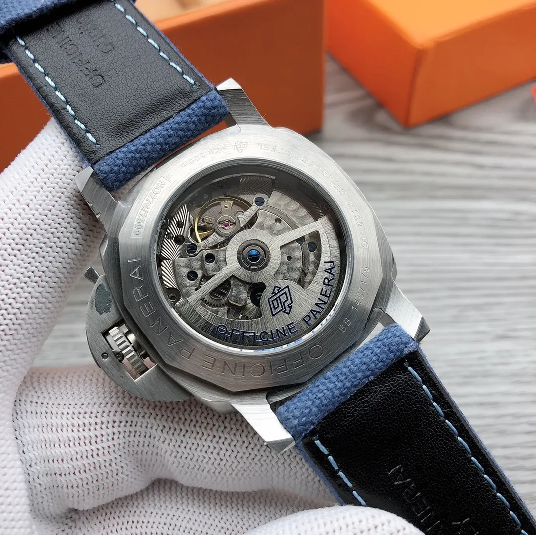 【High-end replica】💰1240! Panerai PAM00906 Series: LUMINOR DUE Style: Fully automatic, 47mm, Men's Material: Stainless steel Movement Manufacturer: Panerai Movement Type: Fully automatic imported Citizen 8215 mechanical movement Thickness: 5.3mm Balance wheel: Glucydur® balance wheel Vibration frequency: 21600 oscillations per hour 🎮Shock absorber: Incabloc shock absorber Number of gems: 21 parts