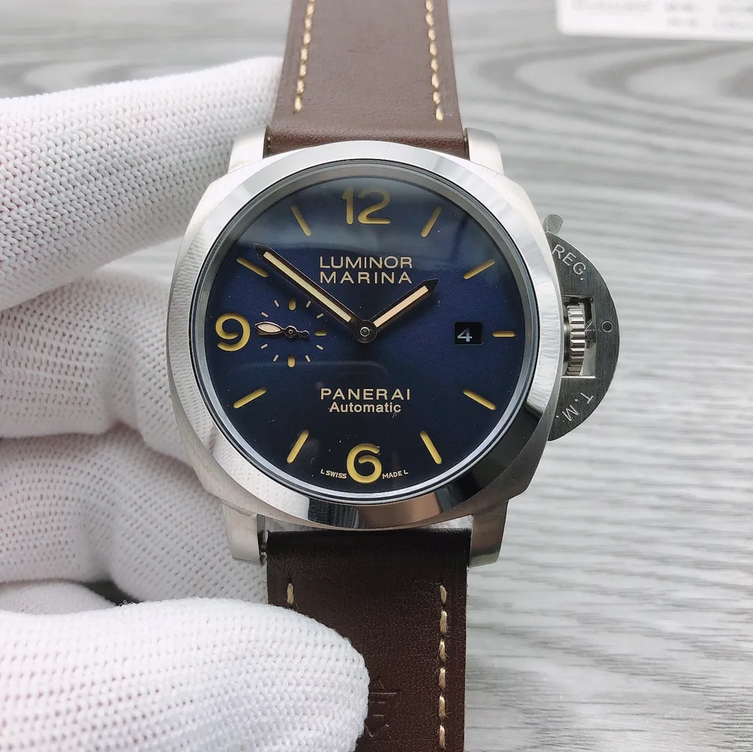 【High-end replica】💰1240! Panerai - PANERAI PAM Type: Men's top watch Movement: Fully automatic imported Citizen 8215 mechanical movement Case: 316L stainless steel case Mirror: Wear-resistant and scratch-resistant sapphire mirror Belt: Imported genuine cowhide strap is extraordinary, showing the charm of men Size: diameter 44mm, thickness 16mm