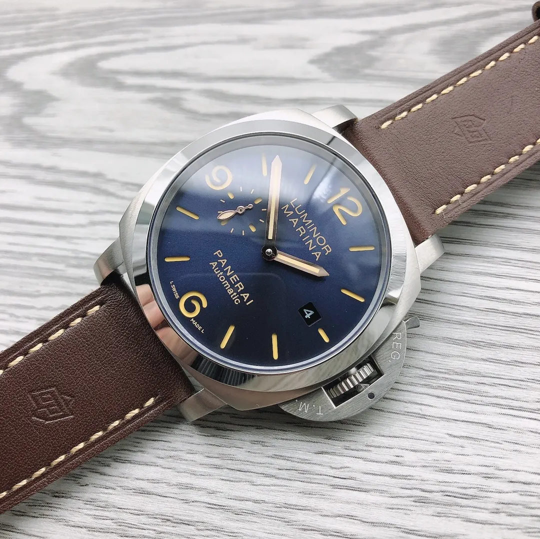 【High-end replica】💰1240! Panerai - PANERAI PAM Type: Men's top watch Movement: Fully automatic imported Citizen 8215 mechanical movement Case: 316L stainless steel case Mirror: Wear-resistant and scratch-resistant sapphire mirror Belt: Imported genuine cowhide strap is extraordinary, showing the charm of men Size: diameter 44mm, thickness 16mm